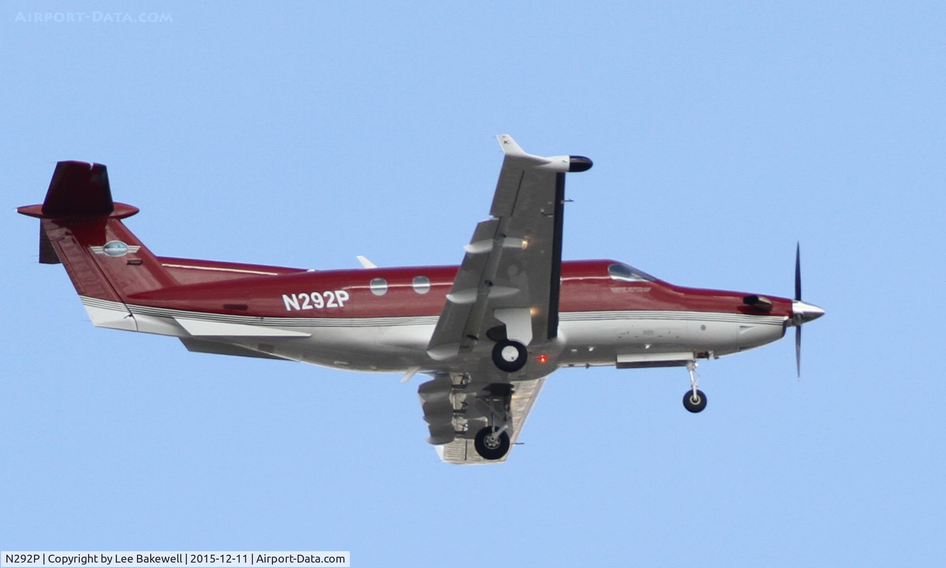 N292P, 2005 Pilatus PC-12/45 C/N 630, Approaching North Las Vegas Airport