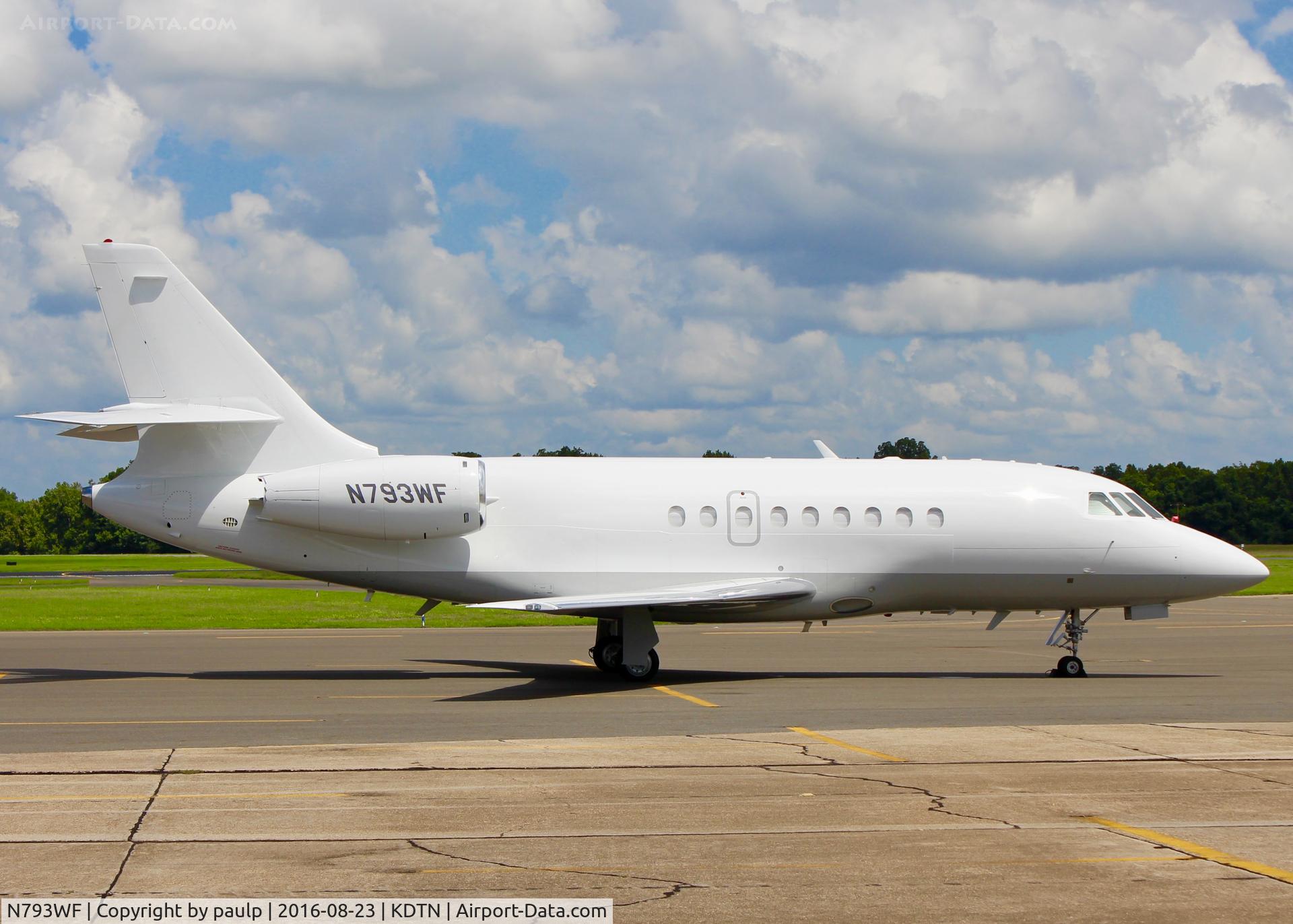N793WF, 1998 Dassault Falcon 2000 C/N 66, At Downtown Shreveport.