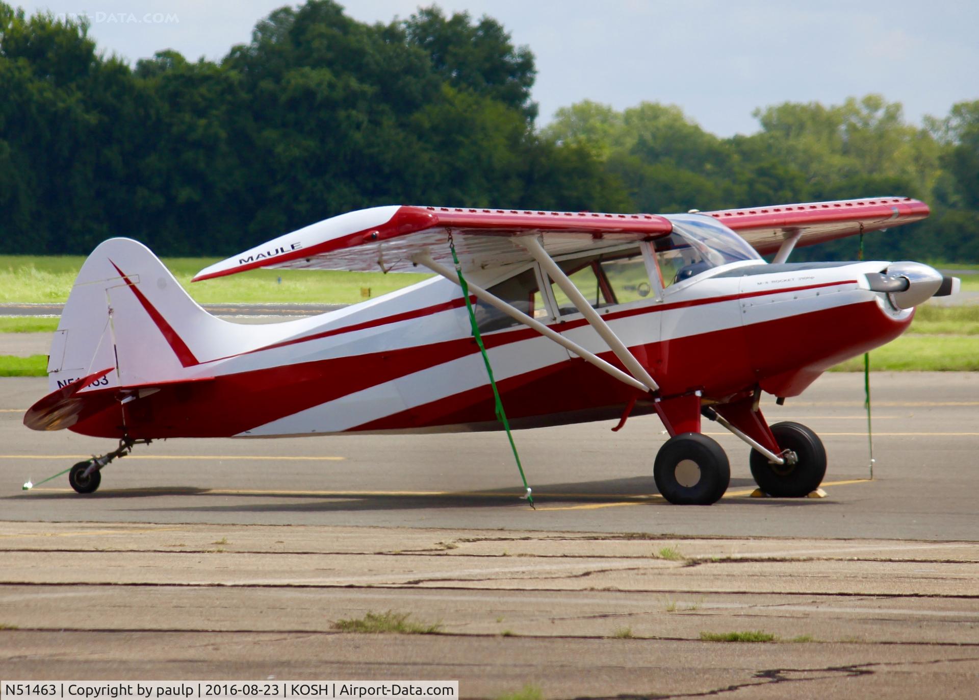 N51463, 1973 Maule M-4-210C Rocket C/N 1117C, At Downtown Shreveport.