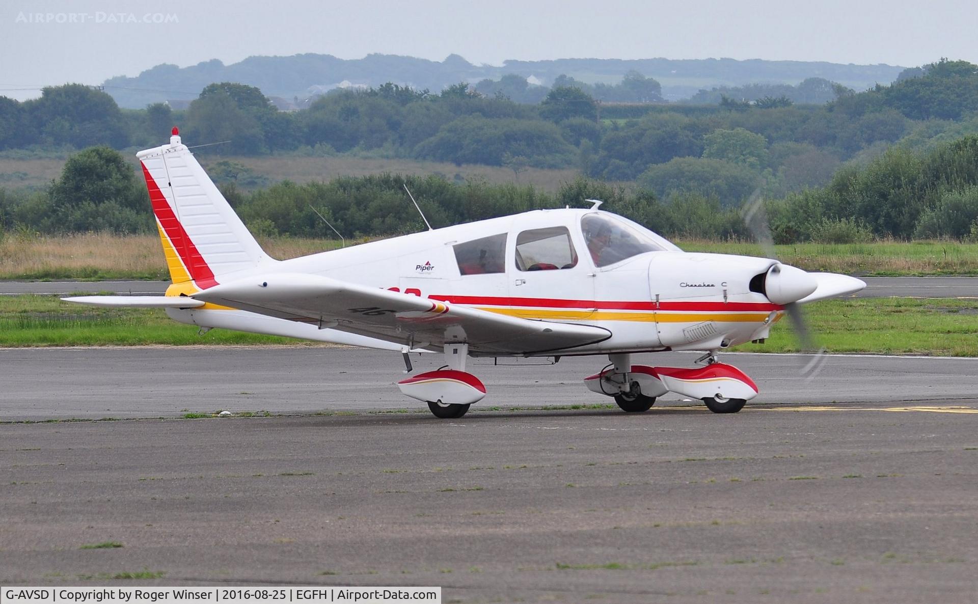 G-AVSD, 1967 Piper PA-28-180 Cherokee C/N 28-4195, Visiting Cherokee.
