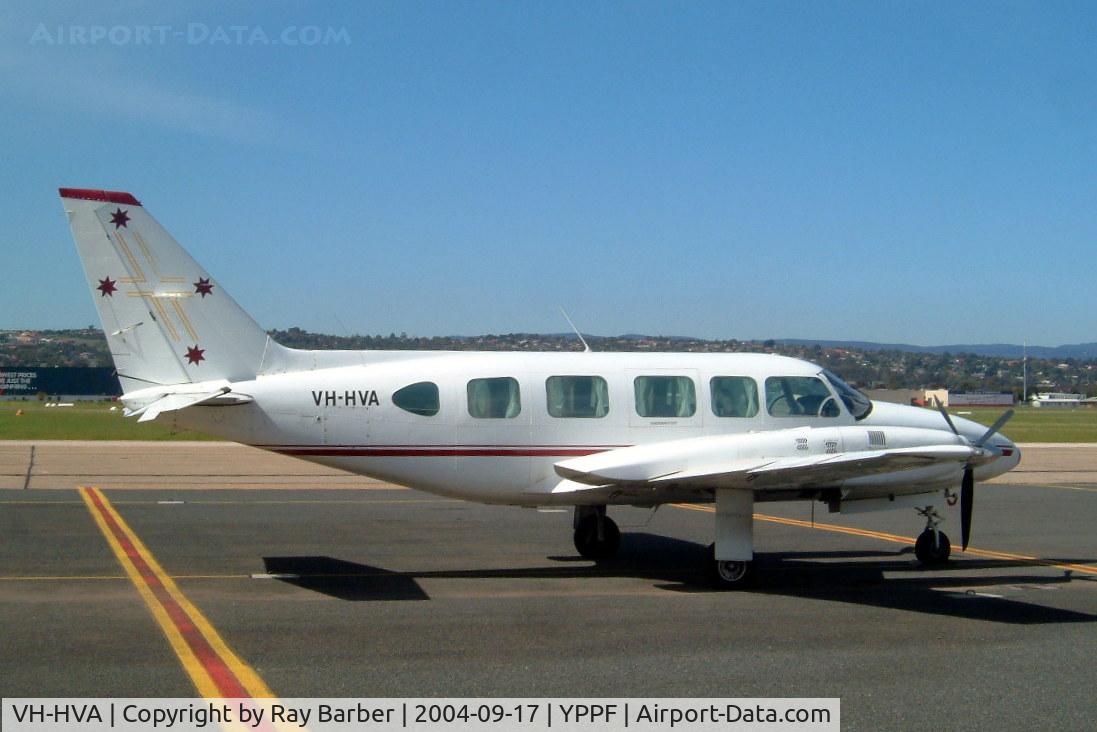 VH-HVA, 1977 Embraer EMB-820C Navajo (PA-34-200T) C/N 820045, Embraer Emb-820C Navajo [820045] Adelaide-Parafield~VH 17/09/2004
