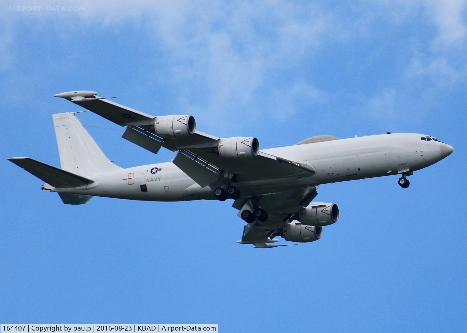 164407, 1990 Boeing E-6B Mercury C/N 24506, At Barksdale Air Force Base.