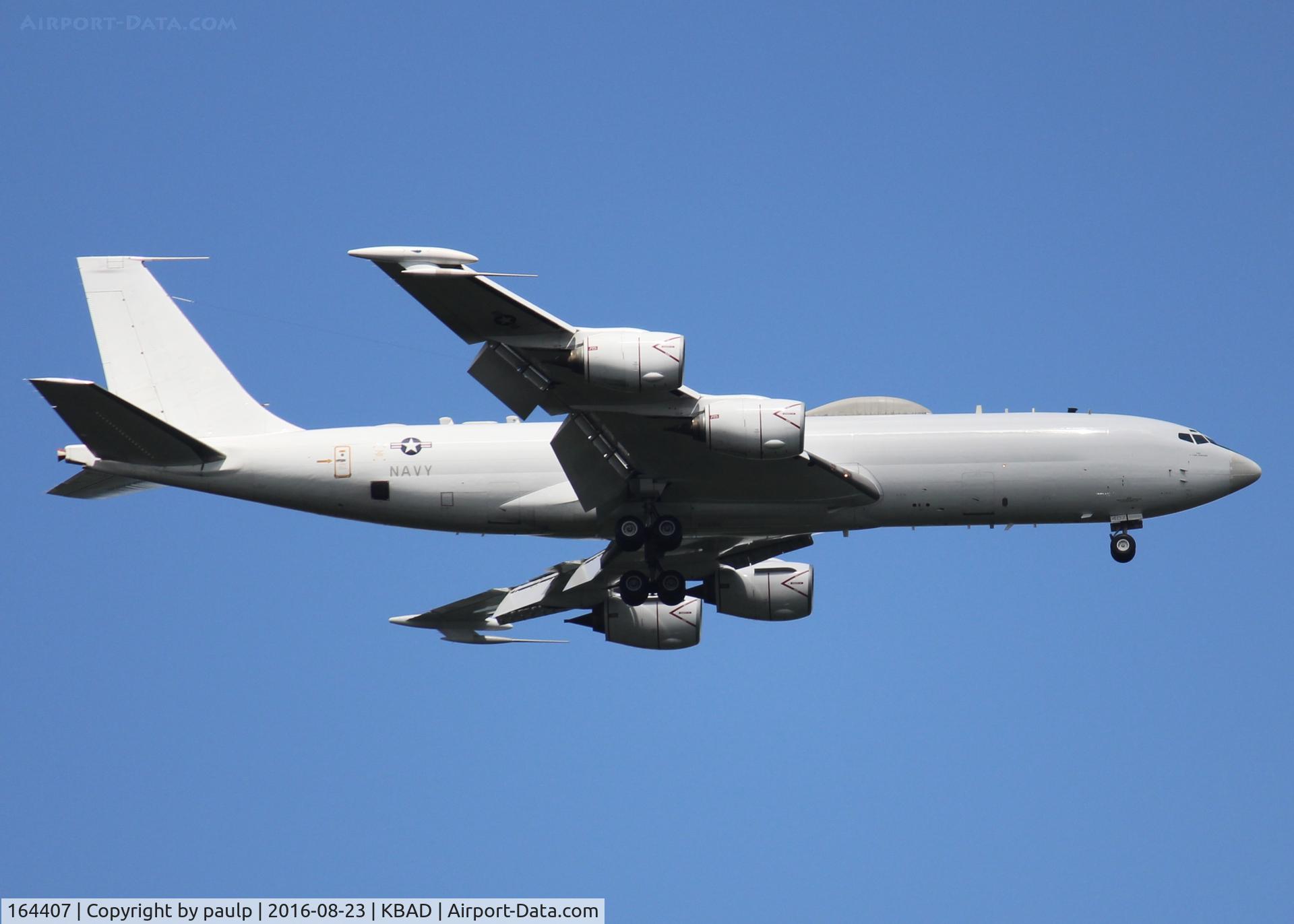 164407, 1990 Boeing E-6B Mercury C/N 24506, At Barksdale Air Force Base.