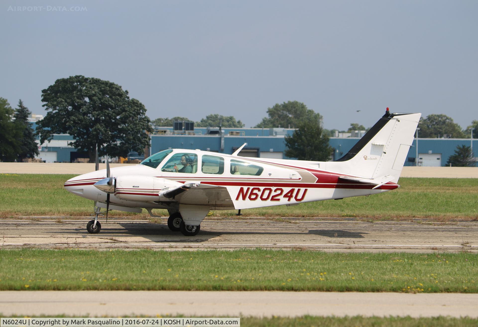 N6024U, 1979 Beech 95-B55 (T42A) Baron C/N TC-2210, Beech B55