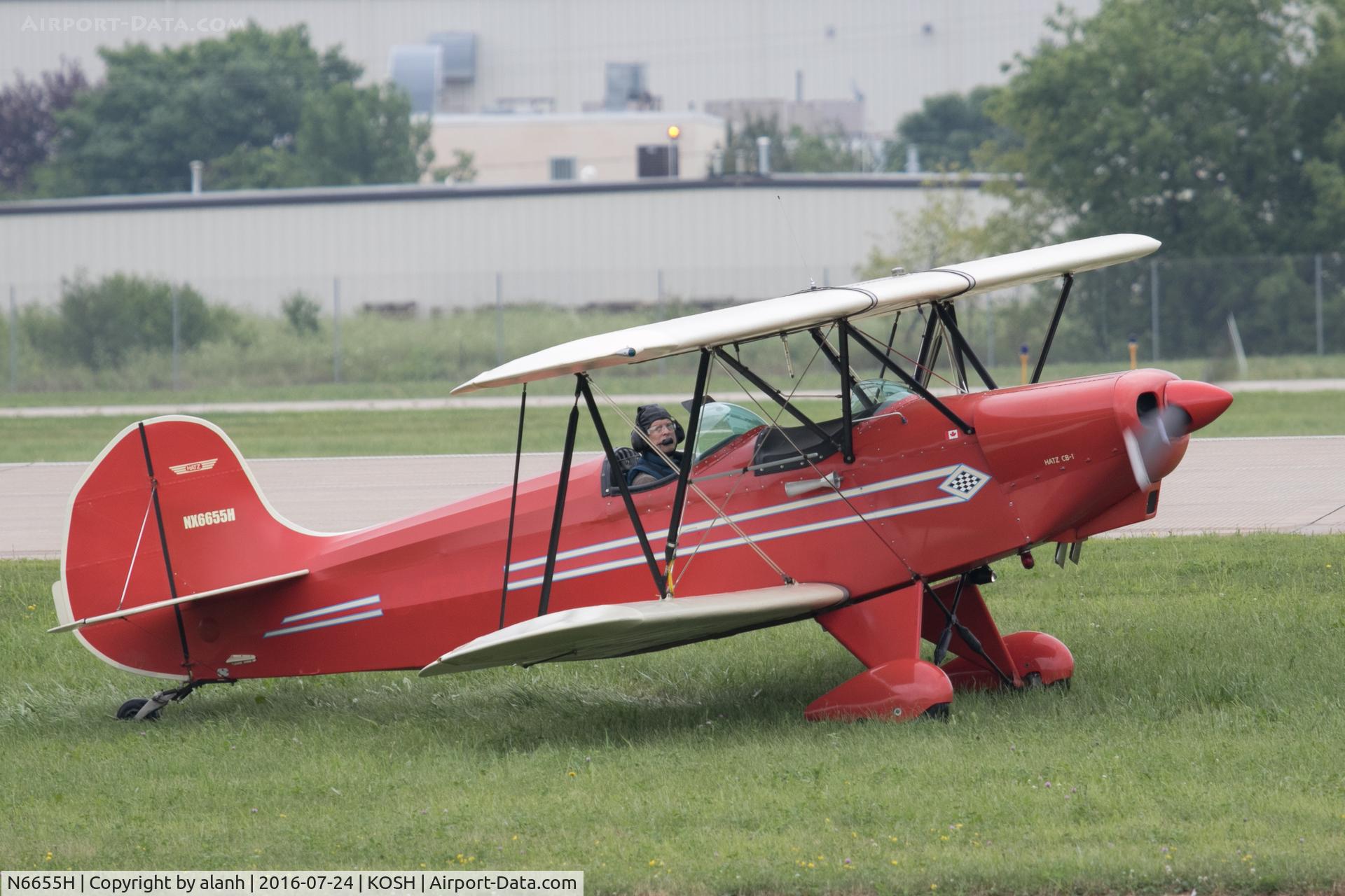 N6655H, 1994 Hatz CB-1 C/N 294, Taxying in after arrival