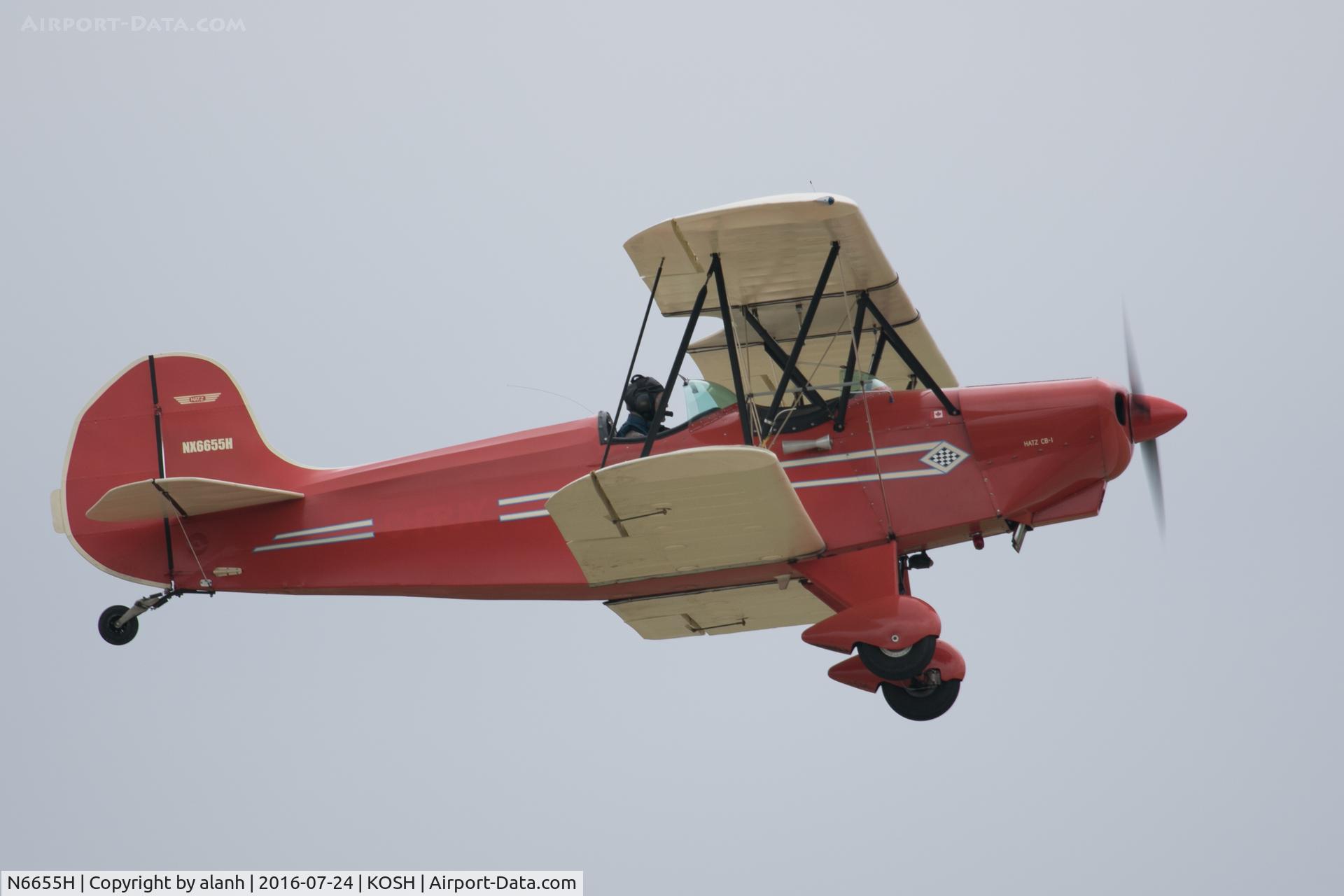 N6655H, 1994 Hatz CB-1 C/N 294, Climbing out