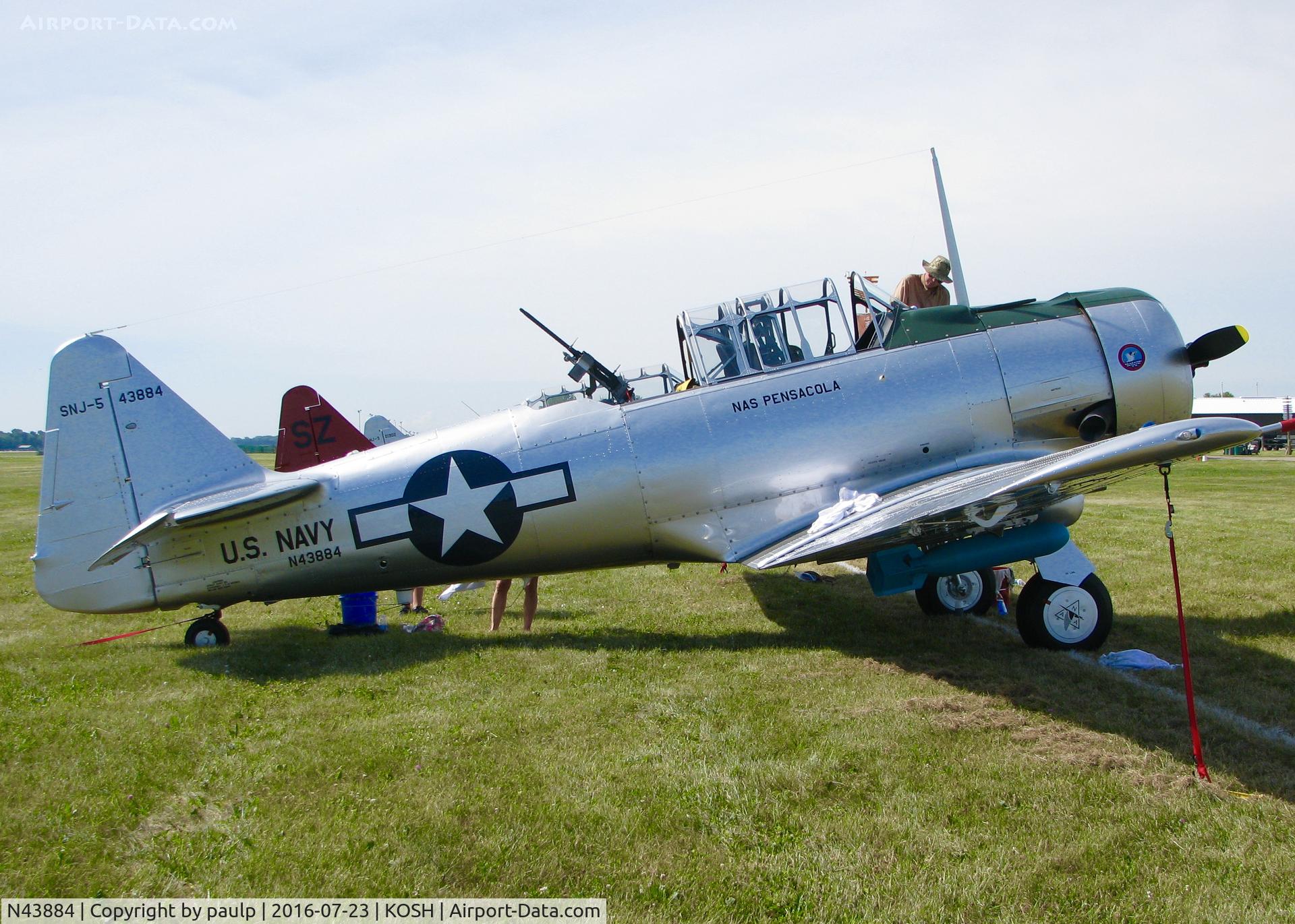 N43884, 1944 North American AT-6D C/N 43-884, At AirVenture 2016.