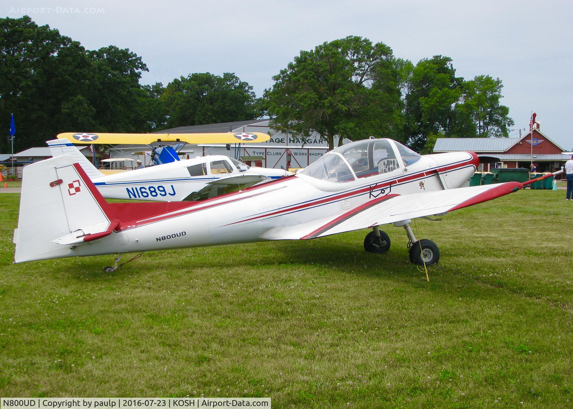 N800UD, 1959 PZL-Okecie PZL-102-B C/N 211, At AirVenture 2016.