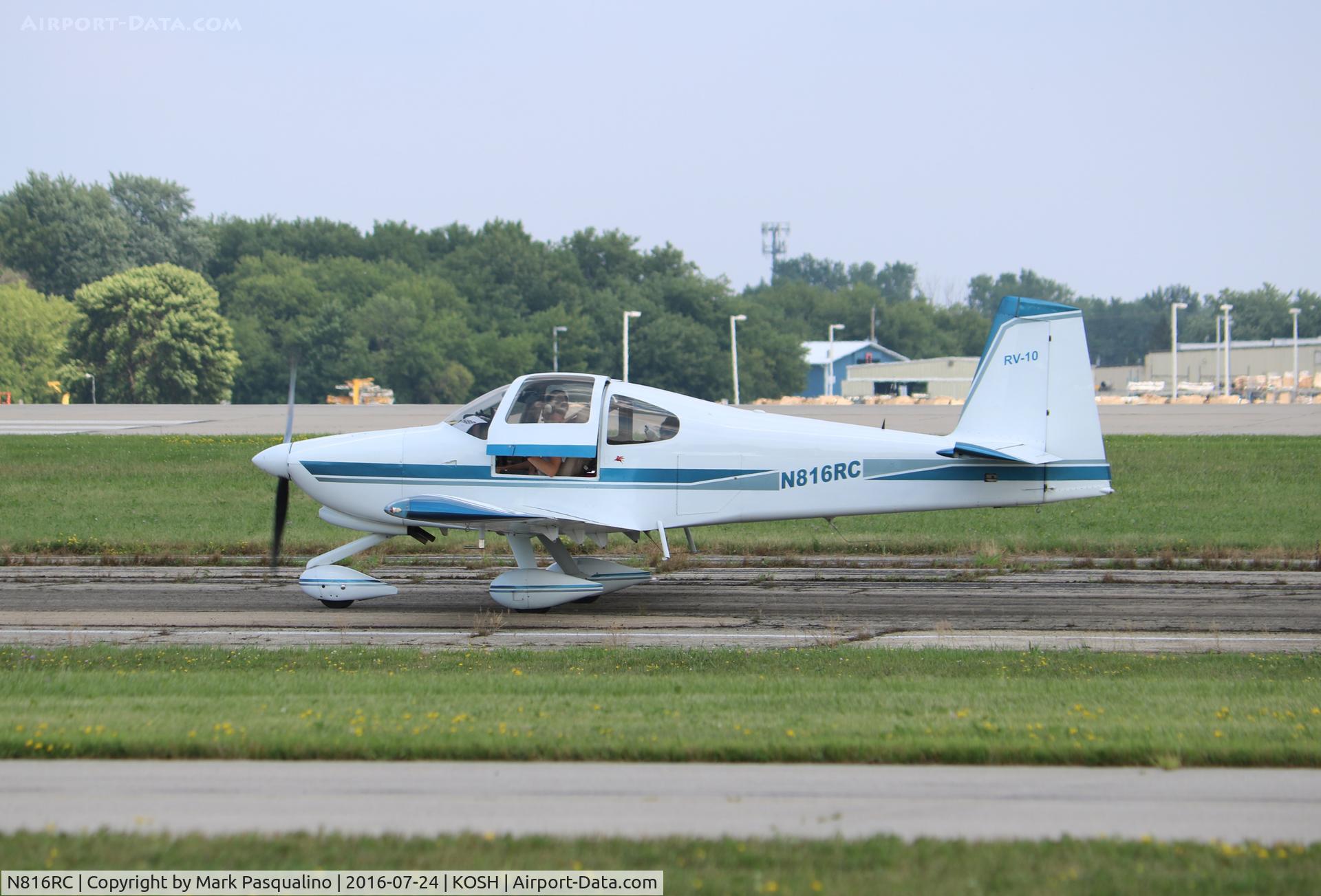 N816RC, 2006 Vans RV-10 C/N 40341, Vans RV-10