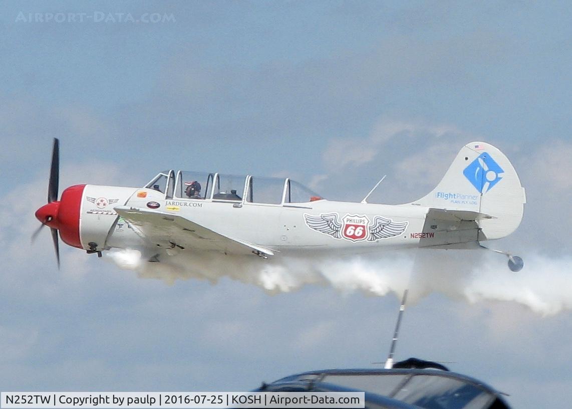 N252TW, 2002 Yakovlev (Aerostar) Yak-52TW C/N 0212301, At AirVenture 2016.