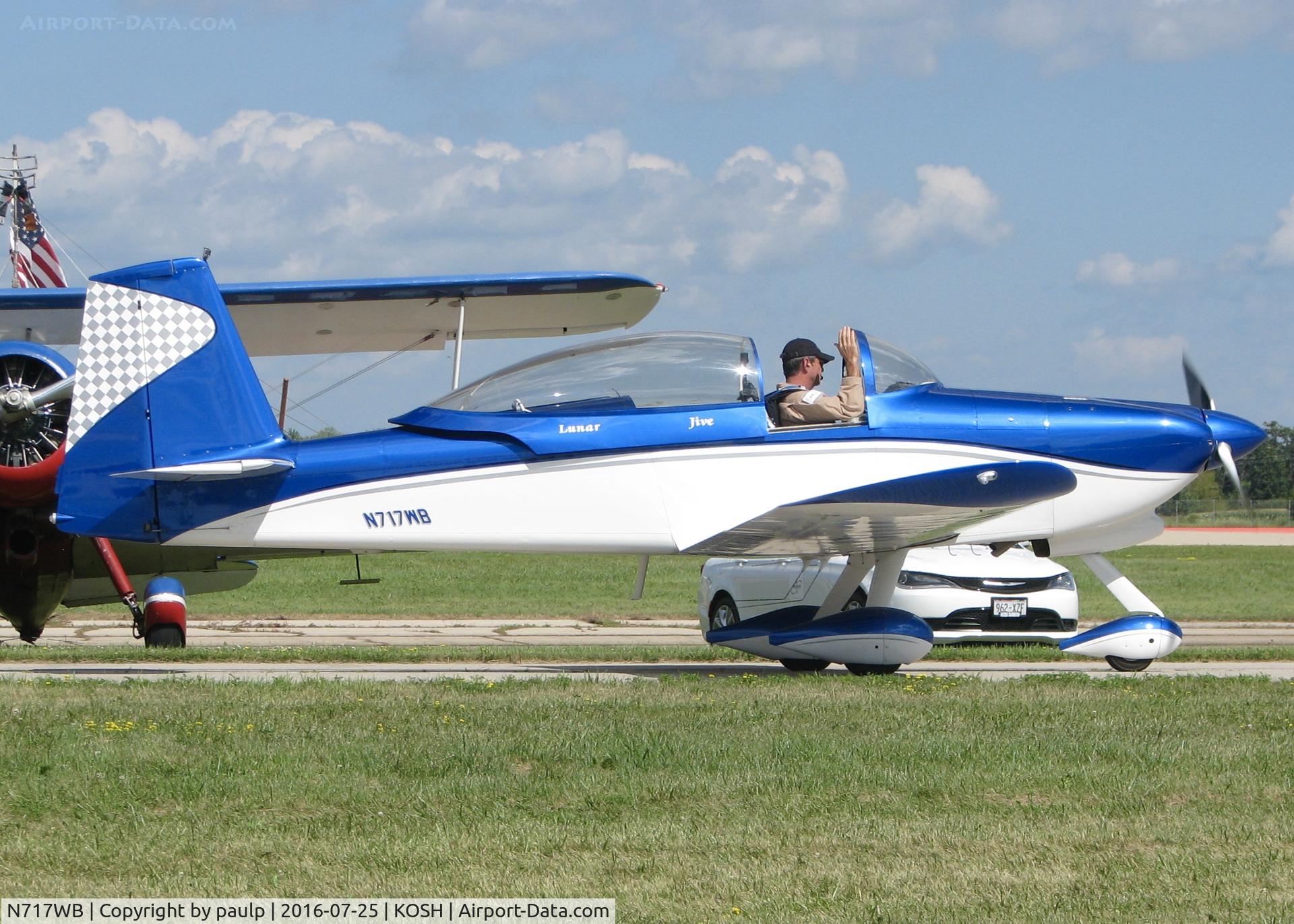 N717WB, 2006 Vans RV-8A C/N 80363, At AirVenture 2016.