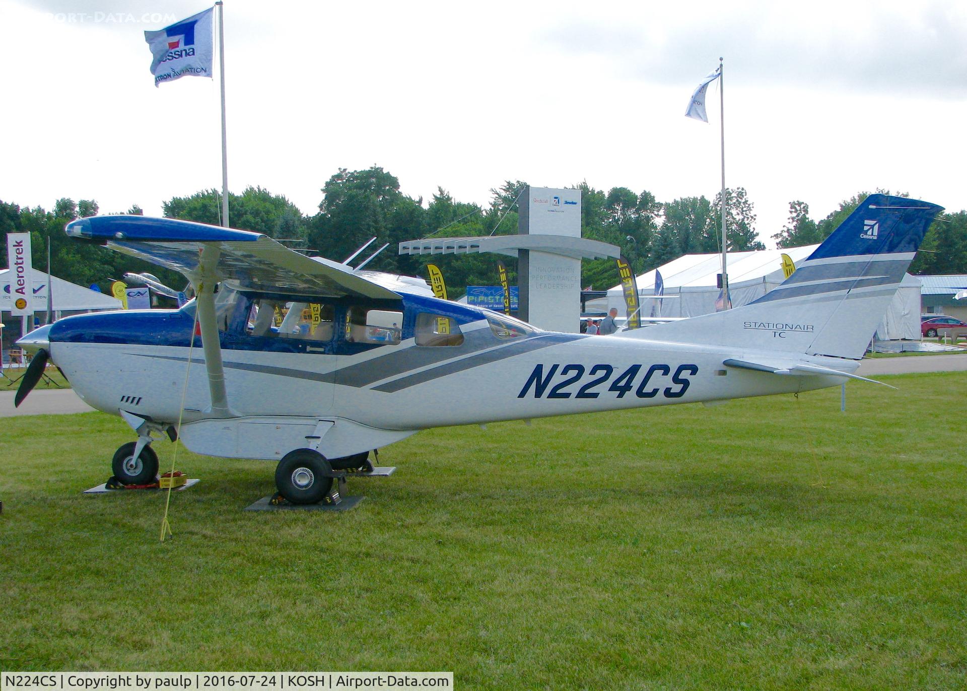 N224CS, Cessna T182T Turbo Skylane C/N T18209024, At AirVenture 2016.