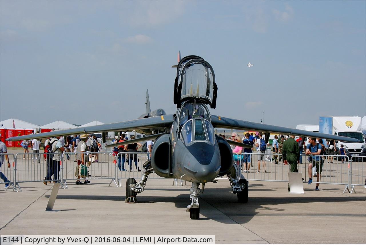 E144, Dassault-Dornier Alpha Jet E C/N E144, Dassault-Dornier Alpha Jet E (8-AK), Static display, Istres-Le Tubé Air Base 125 (LFMI-QIE) open day 2016