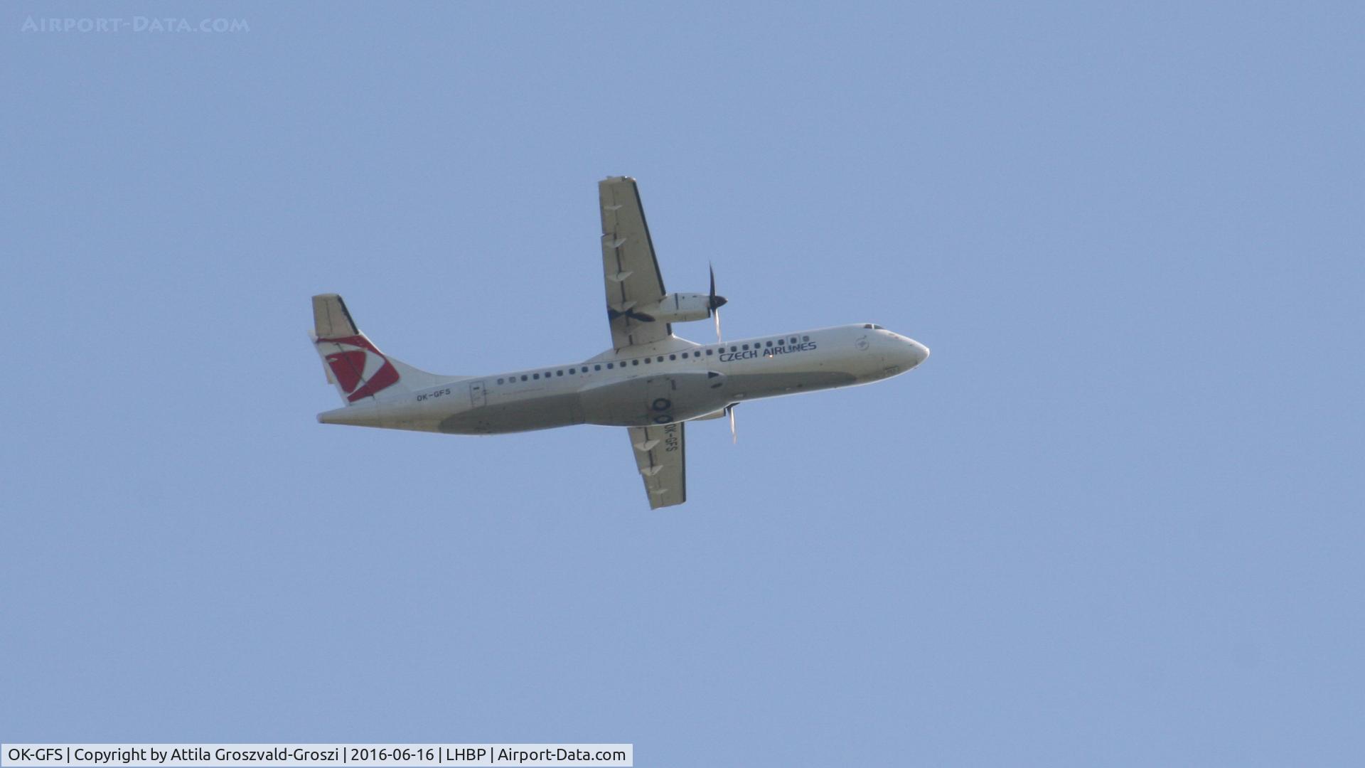 OK-GFS, 2001 ATR 72-212A C/N 679, Budapest Airport, Hungary - Take-off