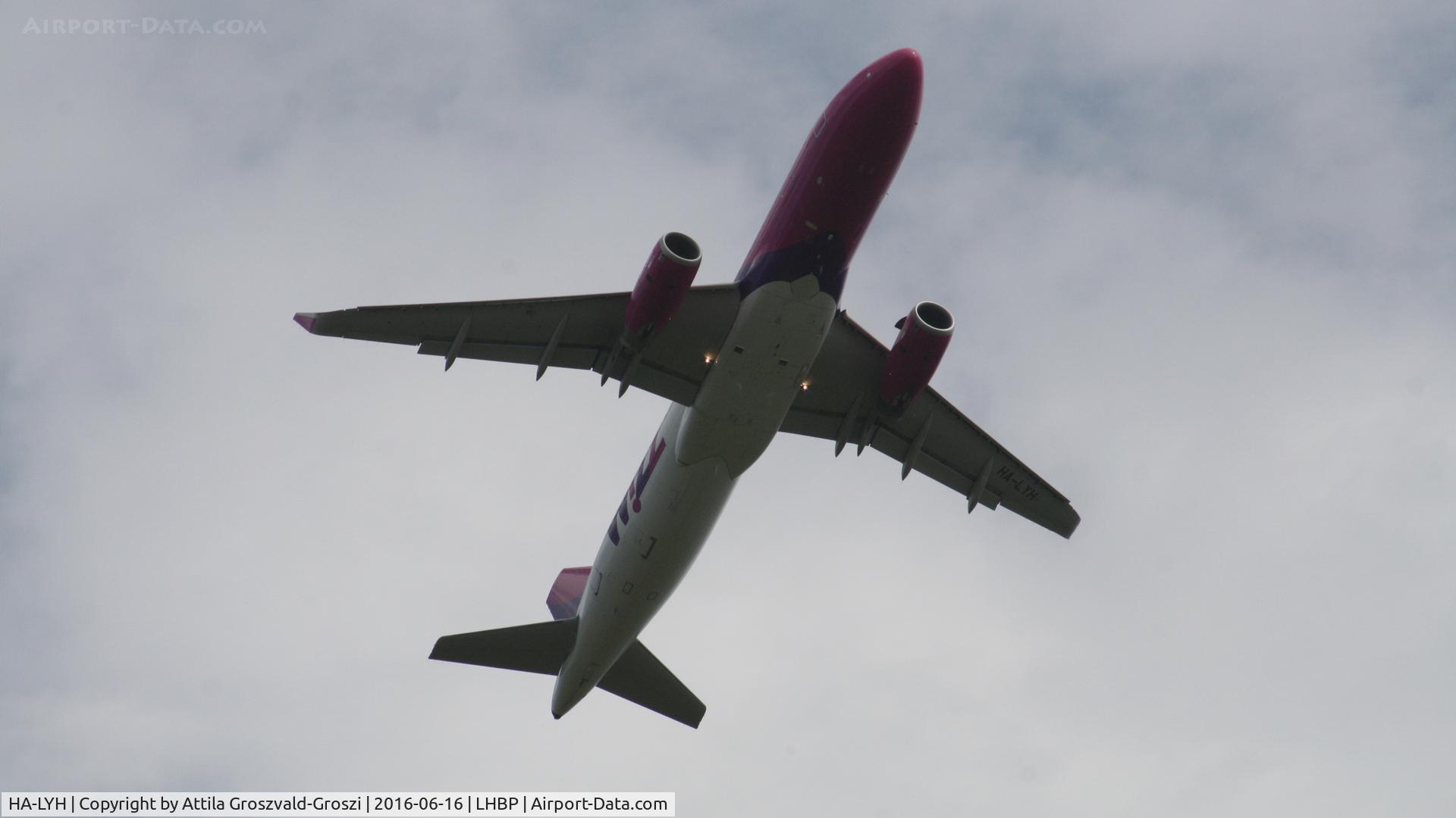 HA-LYH, 2014 Airbus A320-232 C/N 6235, Budapest Airport, Hungary - Take-off