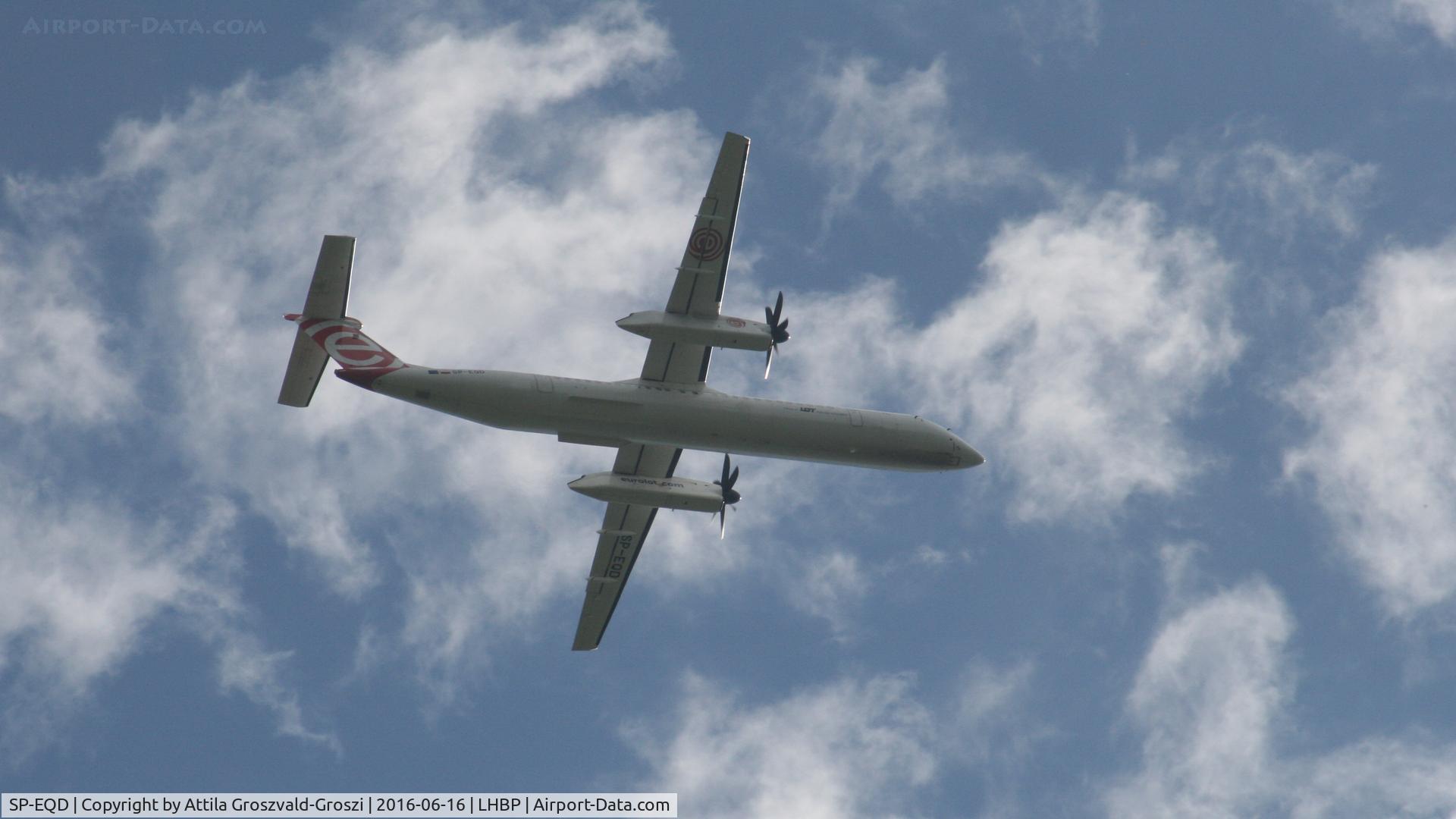 SP-EQD, 2012 De Havilland Canada DHC-8-402Q Dash 8 C/N 4411, Budapest Airport, Hungary - Take-off