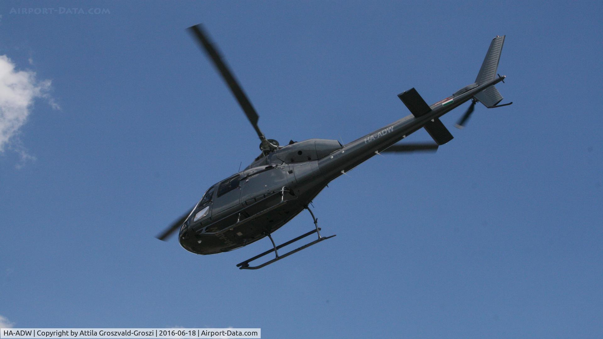HA-ADW, 1982 Aerospatiale AS-355F-1 Ecureuil 2 C/N 5252, Vasvár, Hungary - Helicopter Base Repair - Overhaul after test flight
