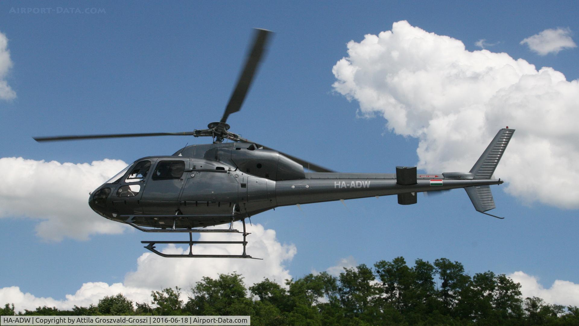 HA-ADW, 1982 Aerospatiale AS-355F-1 Ecureuil 2 C/N 5252, Vasvár, Hungary - Helicopter Base Repair - Overhaul after test flight
