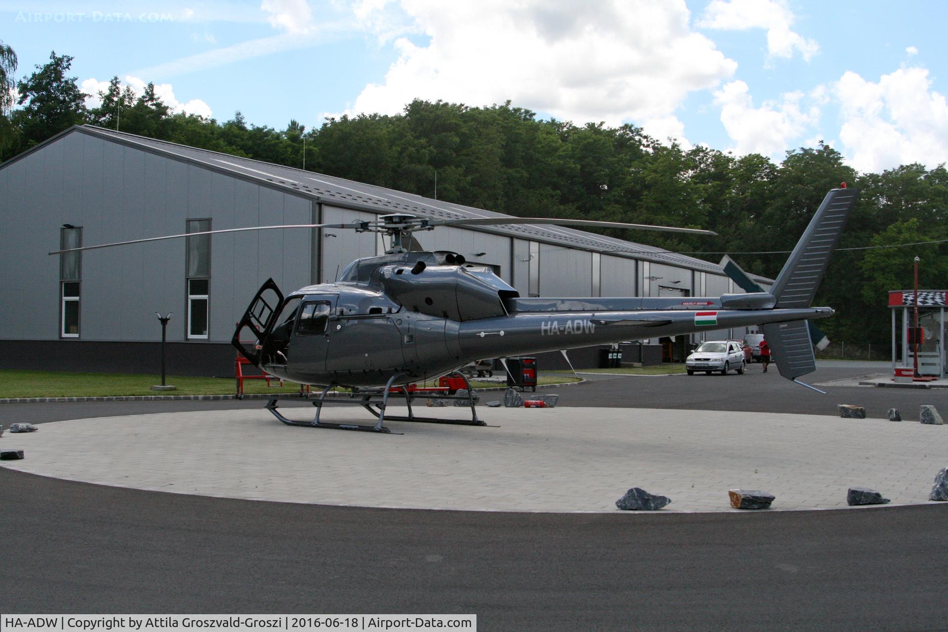 HA-ADW, 1982 Aerospatiale AS-355F-1 Ecureuil 2 C/N 5252, Vasvár, Hungary - Helicopter Base Repair