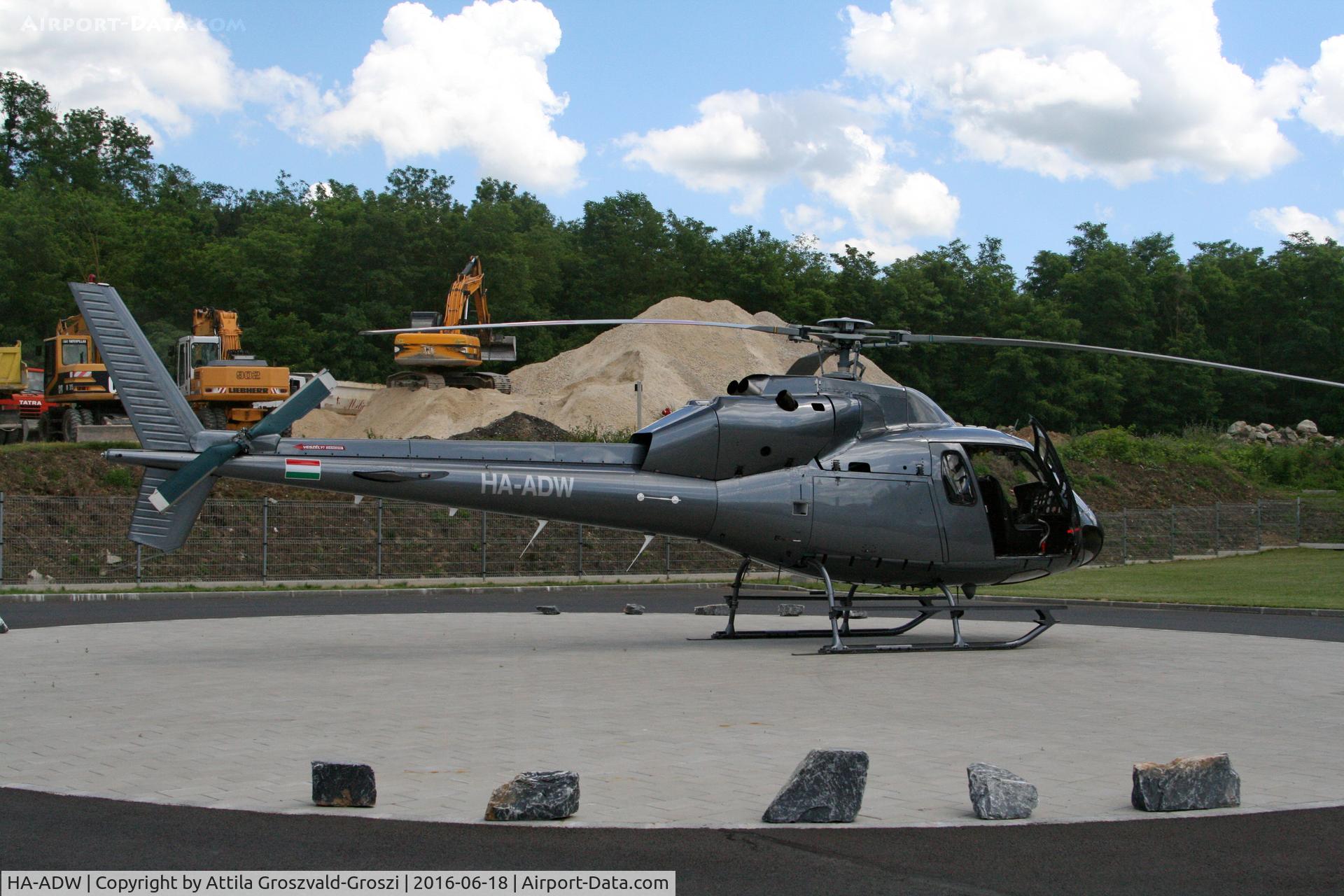 HA-ADW, 1982 Aerospatiale AS-355F-1 Ecureuil 2 C/N 5252, Vasvár, Hungary - Helicopter Base Repair
