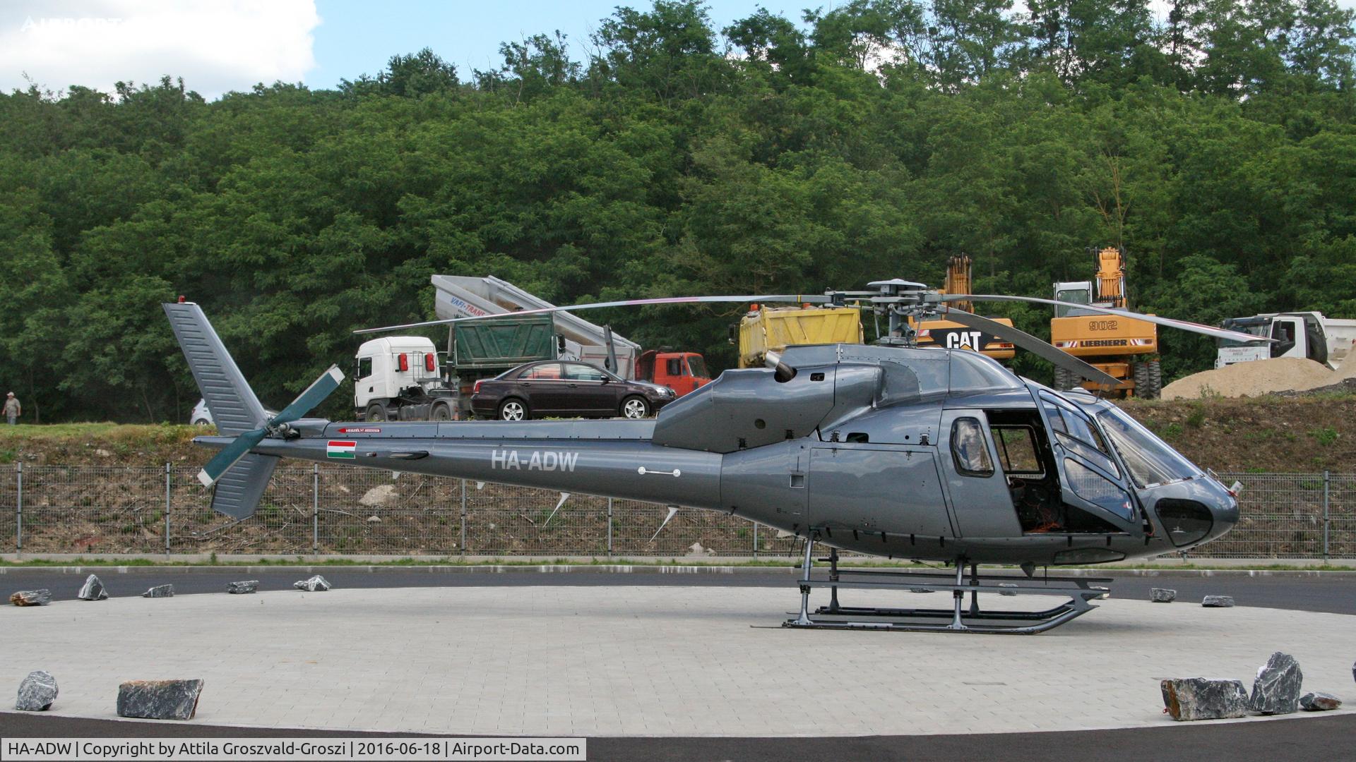 HA-ADW, 1982 Aerospatiale AS-355F-1 Ecureuil 2 C/N 5252, Vasvár, Hungary - Helicopter Base Repair
