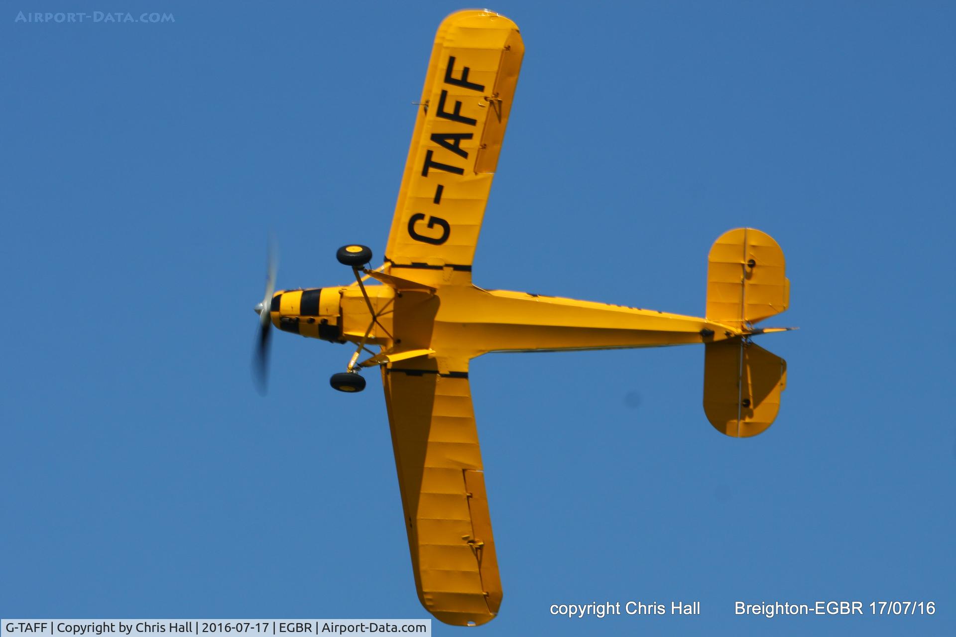 G-TAFF, 1957 CASA 1-131E Jungmann C/N 1129, at Breighton's Summer Fly-in