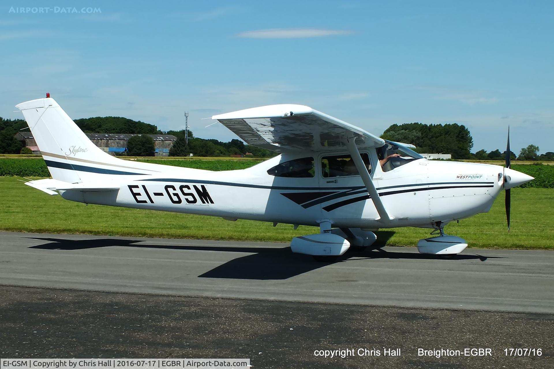 EI-GSM, 1998 Cessna 182S Skylane C/N 18280188, at Breighton's Summer Fly-in
