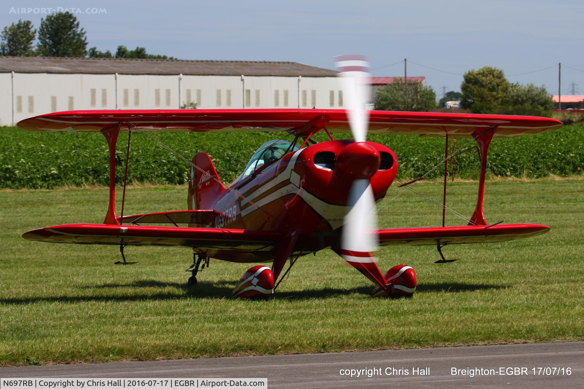N697RB, 1986 Pitts S-1T Special C/N 1042, at Breighton's Summer Fly-in
