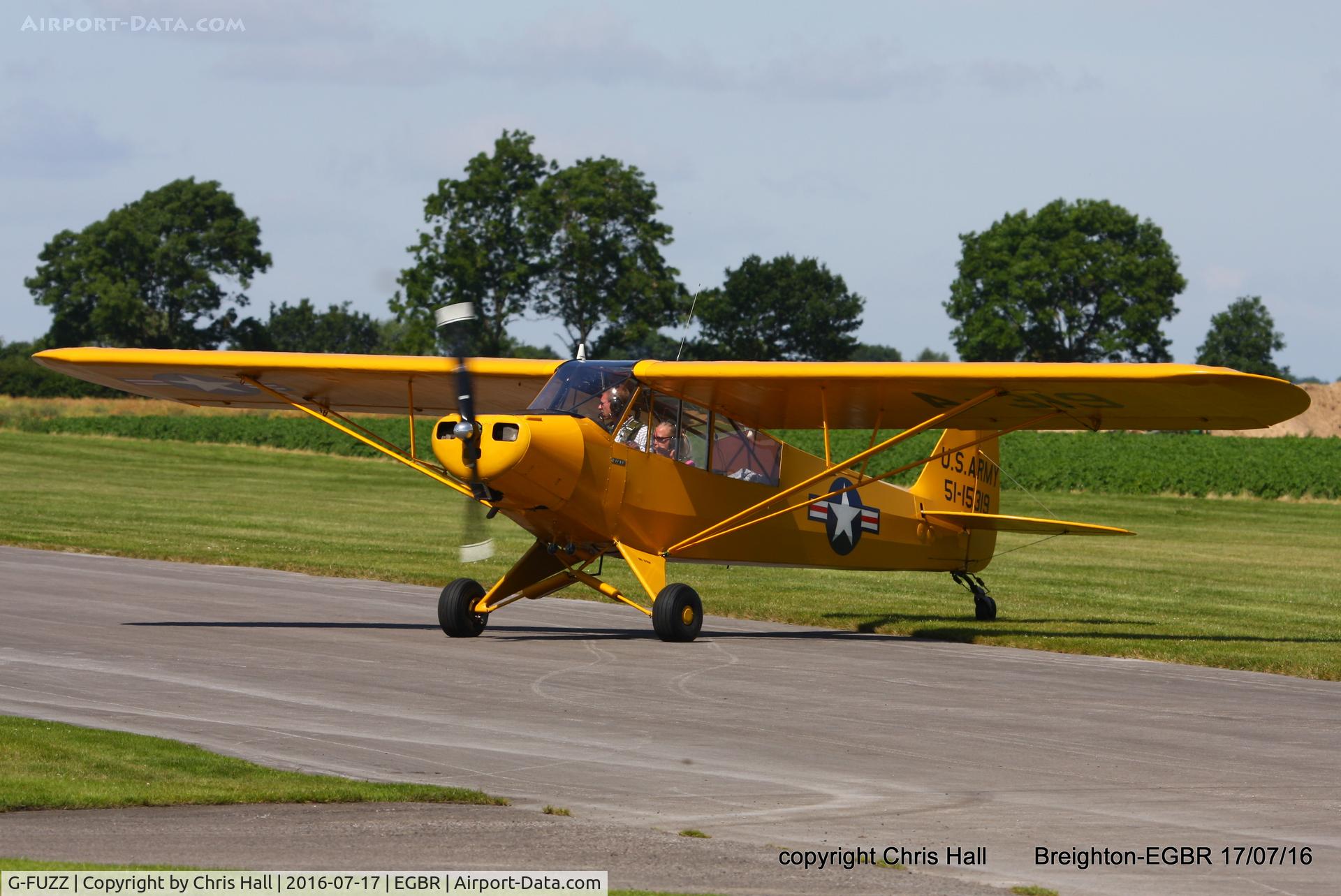 G-FUZZ, 1951 Piper L-18C Super Cub (PA-18-95) C/N 18-1016, at Breighton's Summer Fly-in