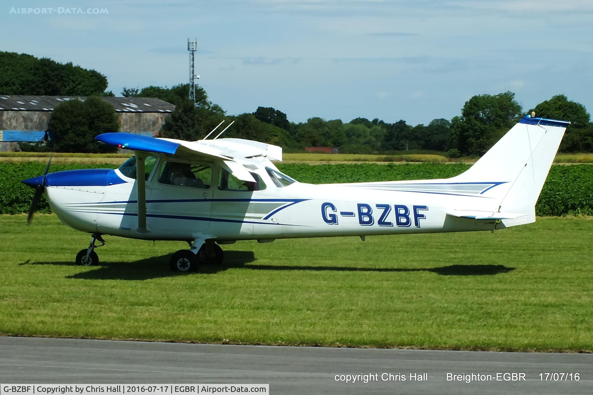 G-BZBF, 1974 Cessna 172M Skyhawk C/N 17262258, at Breighton's Summer Fly-in