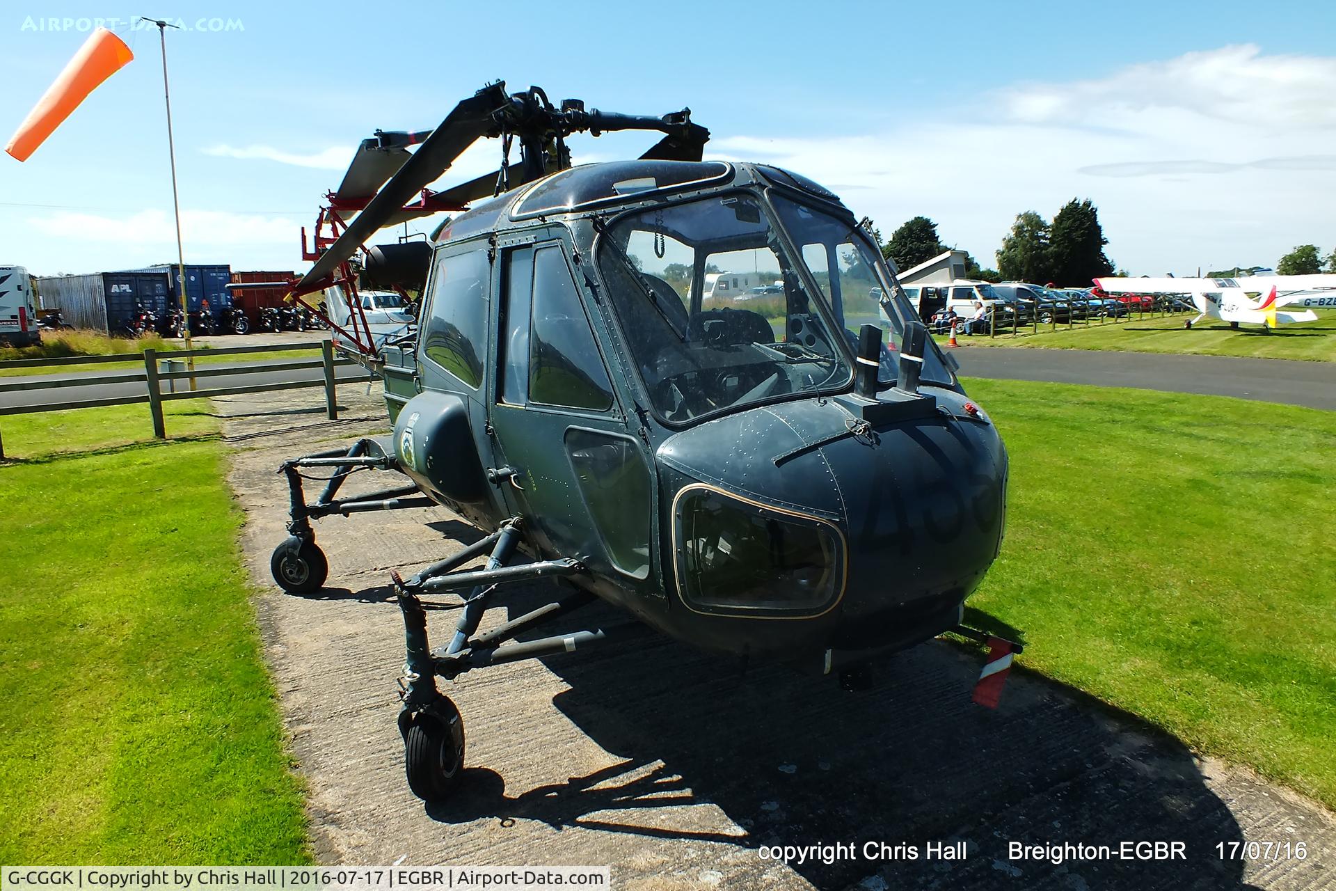 G-CGGK, 1965 Westland Wasp HAS.1 C/N F9604, at Breighton's Summer Fly-in