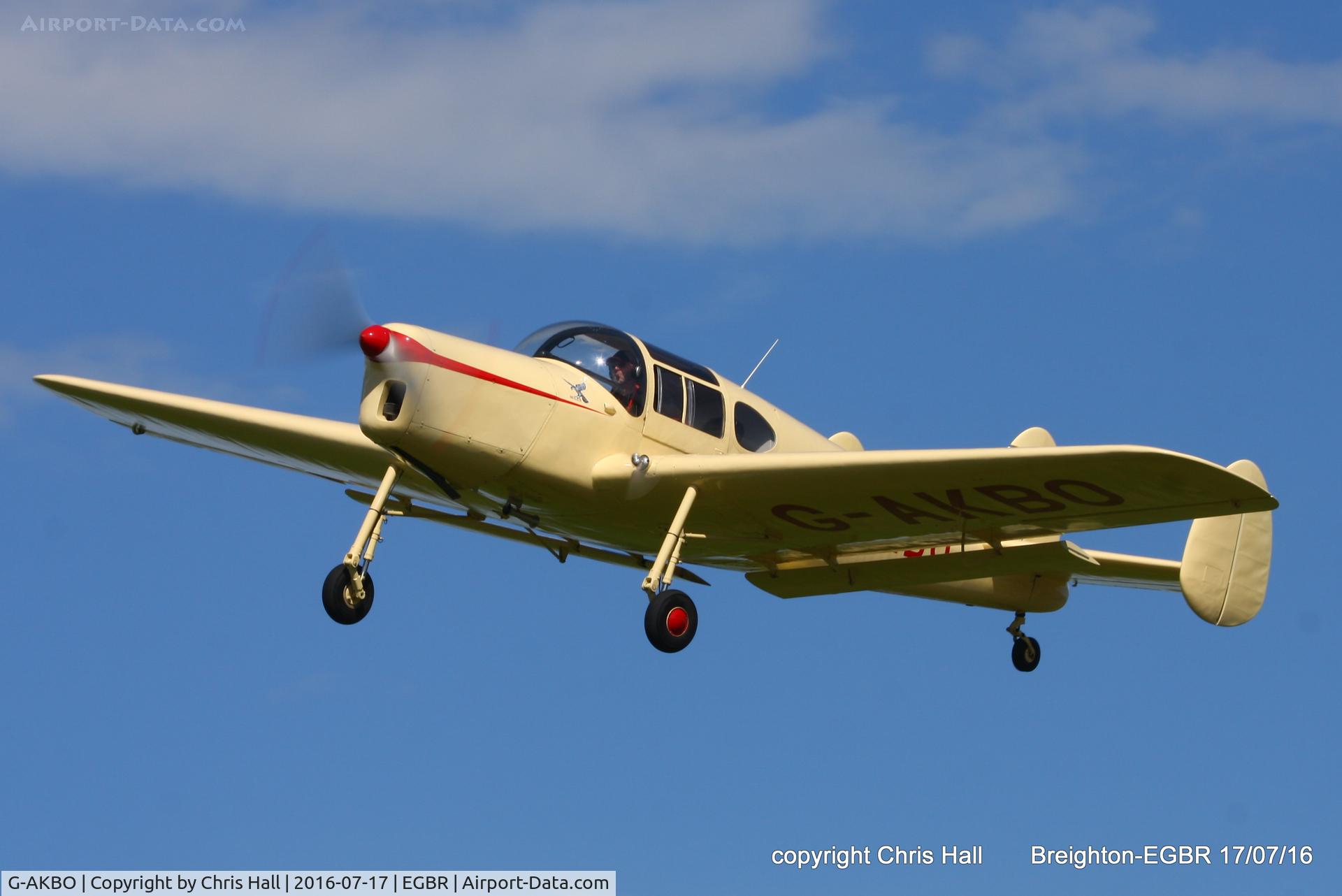 G-AKBO, 1947 Miles M38 Messenger 2A C/N 6378, at Breighton's Summer Fly-in