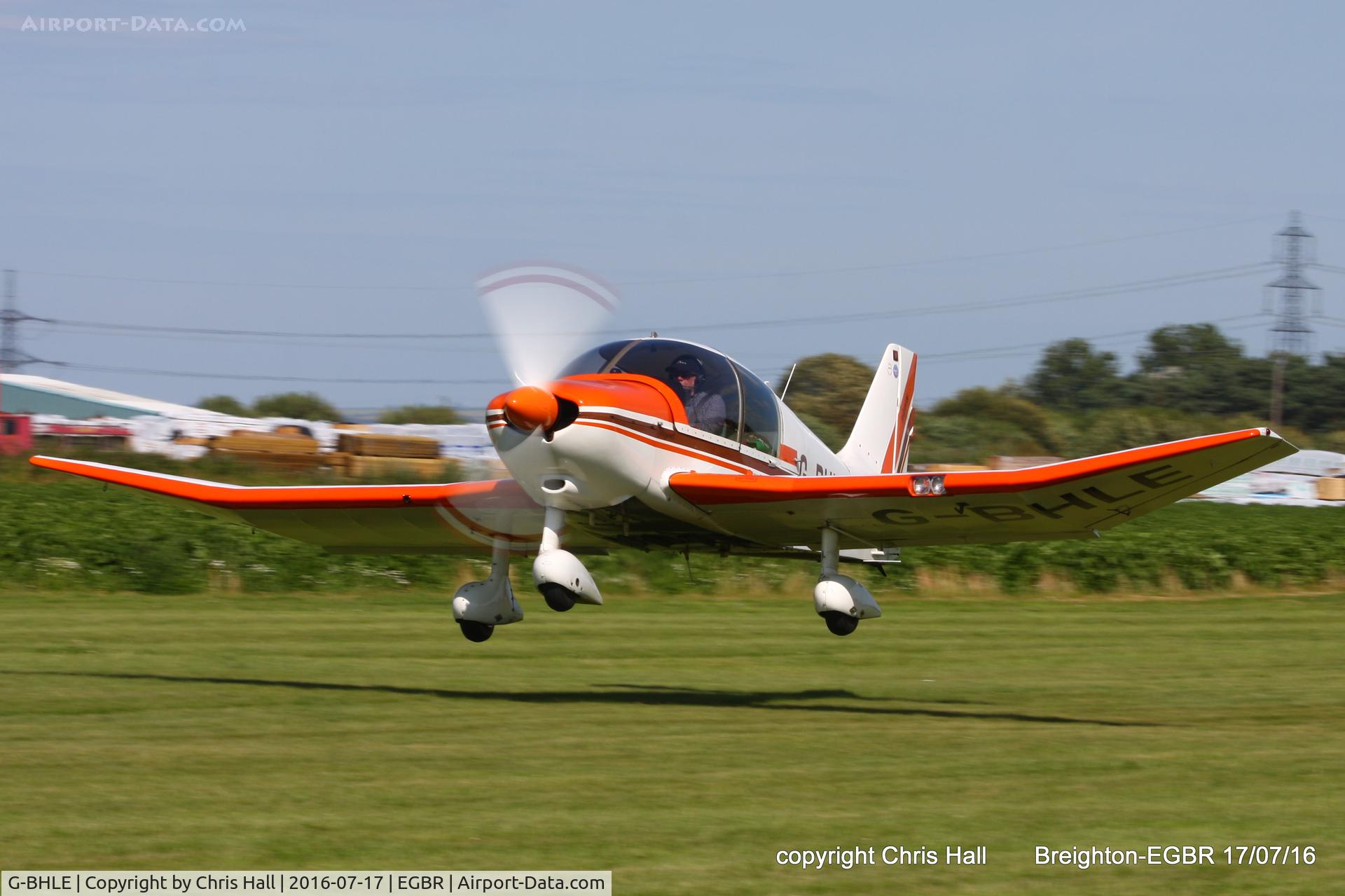 G-BHLE, 1980 Robin DR-400-180 Regent Regent C/N 1466, at Breighton's Summer Fly-in