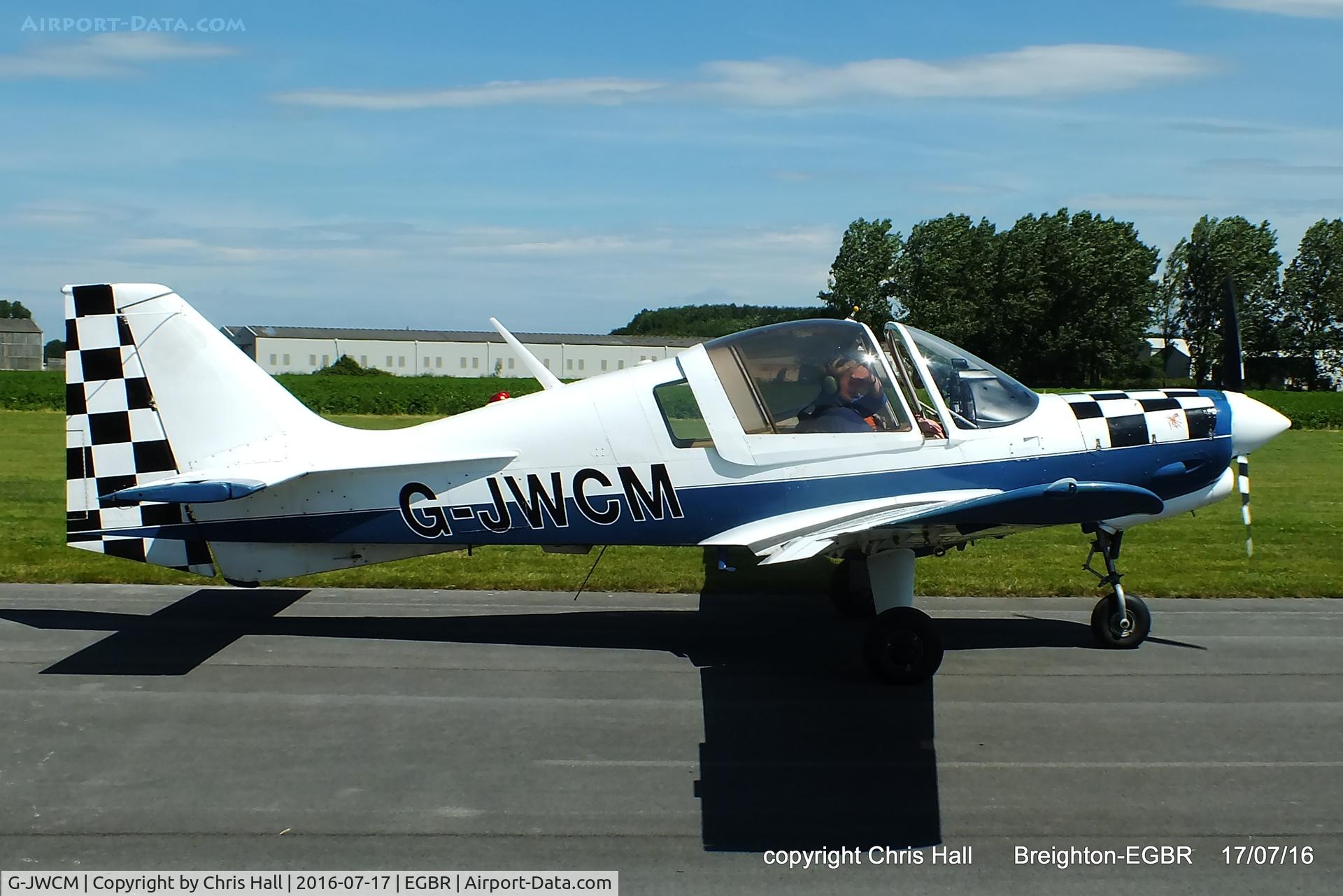 G-JWCM, 1980 Scottish Aviation Bulldog Series 120 Model 1210 C/N BH120/408, at Breighton's Summer Fly-in