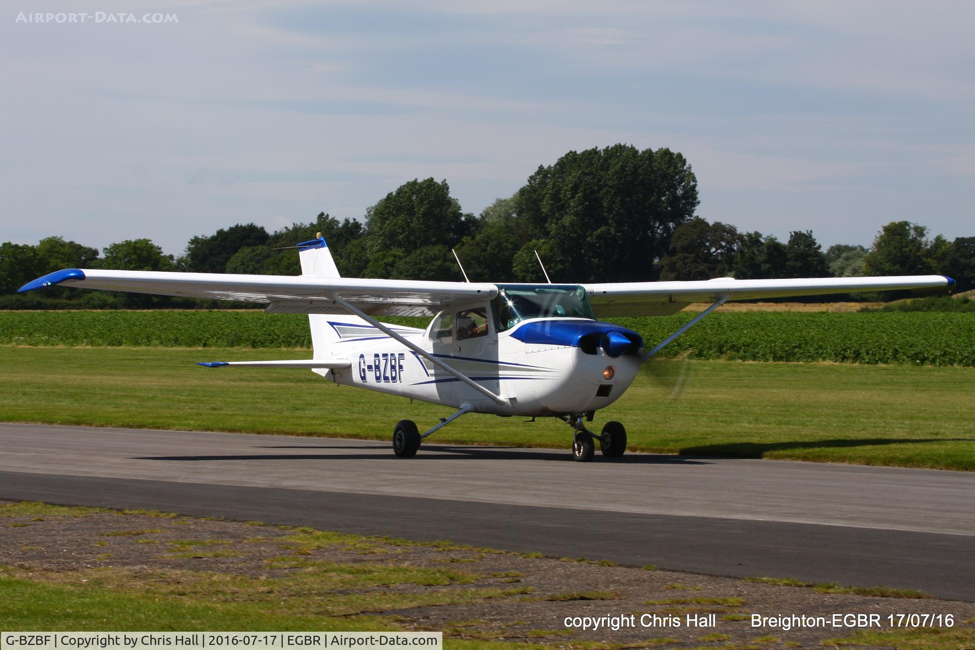 G-BZBF, 1974 Cessna 172M Skyhawk C/N 17262258, at Breighton's Summer Fly-in