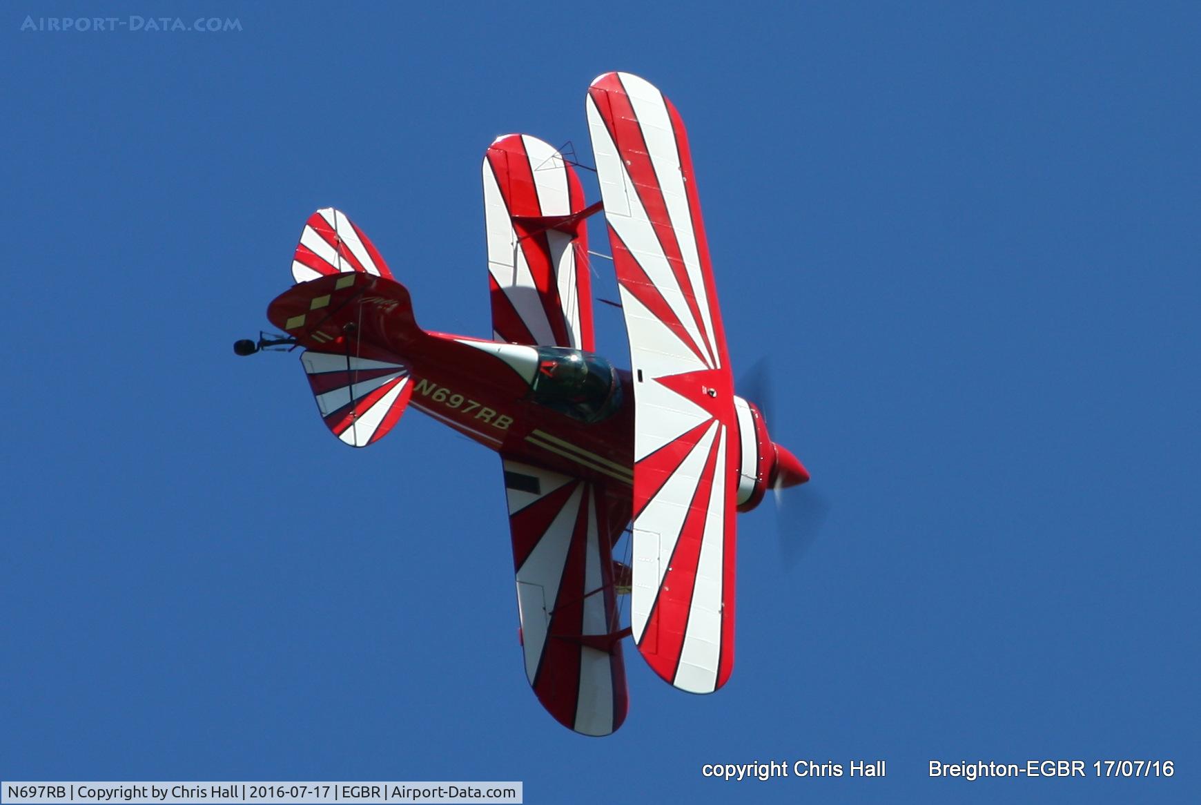 N697RB, 1986 Pitts S-1T Special C/N 1042, at Breighton's Summer Fly-in