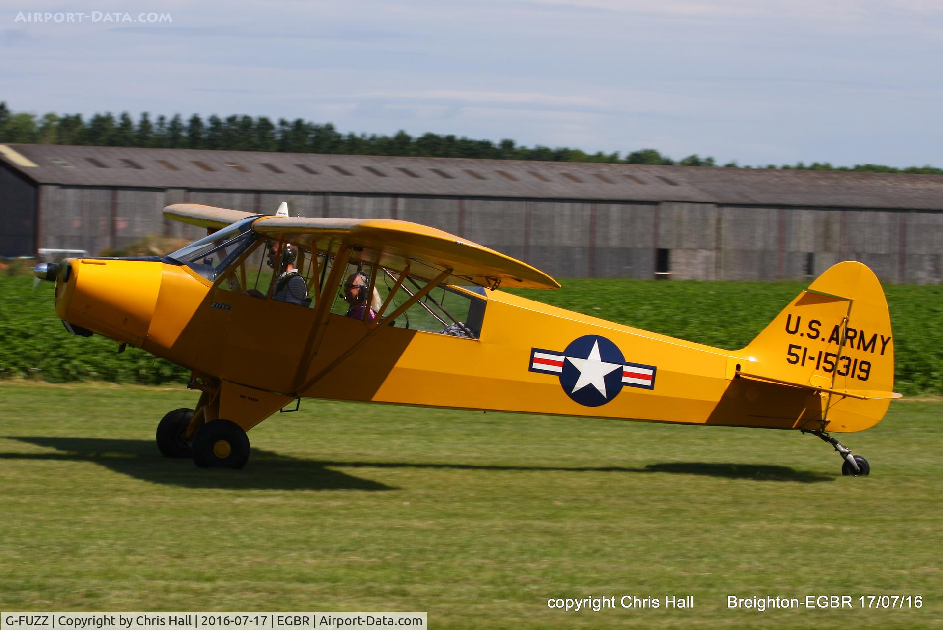G-FUZZ, 1951 Piper L-18C Super Cub (PA-18-95) C/N 18-1016, at Breighton's Summer Fly-in