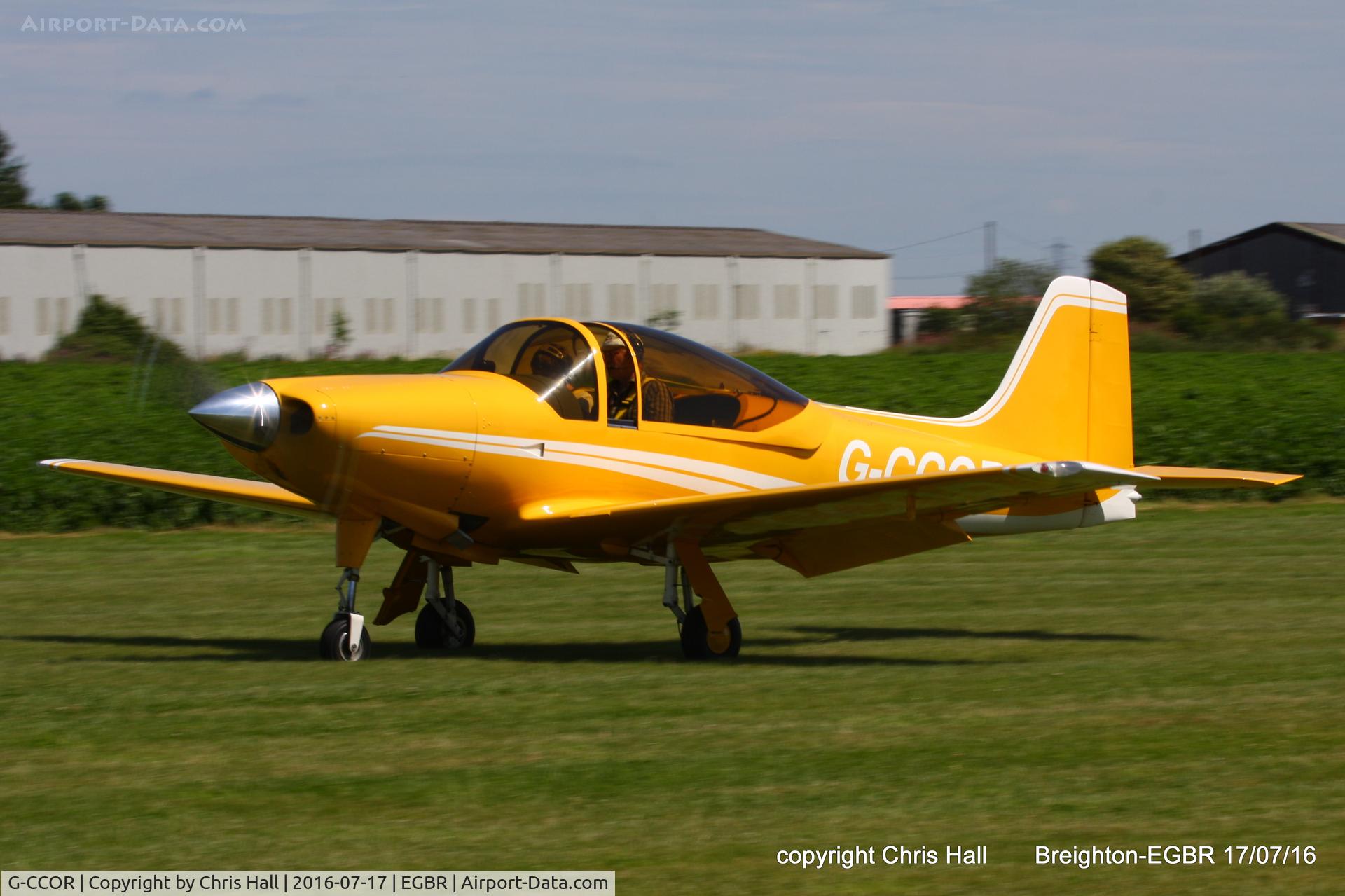 G-CCOR, 2005 Sequoia F8L Falco C/N PFA 100-10588, at Breighton's Summer Fly-in