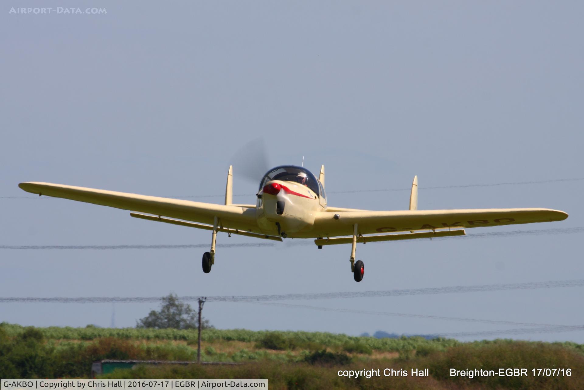 G-AKBO, 1947 Miles M38 Messenger 2A C/N 6378, at Breighton's Summer Fly-in
