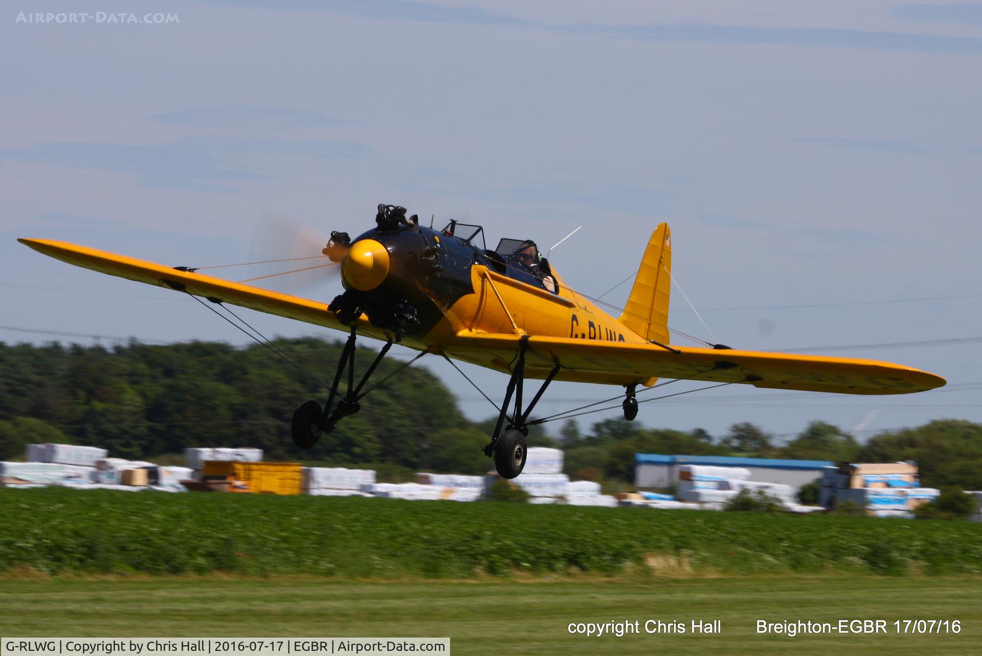 G-RLWG, 1942 Ryan PT-22 Recruit (ST3KR) C/N 1716, at Breighton's Summer Fly-in