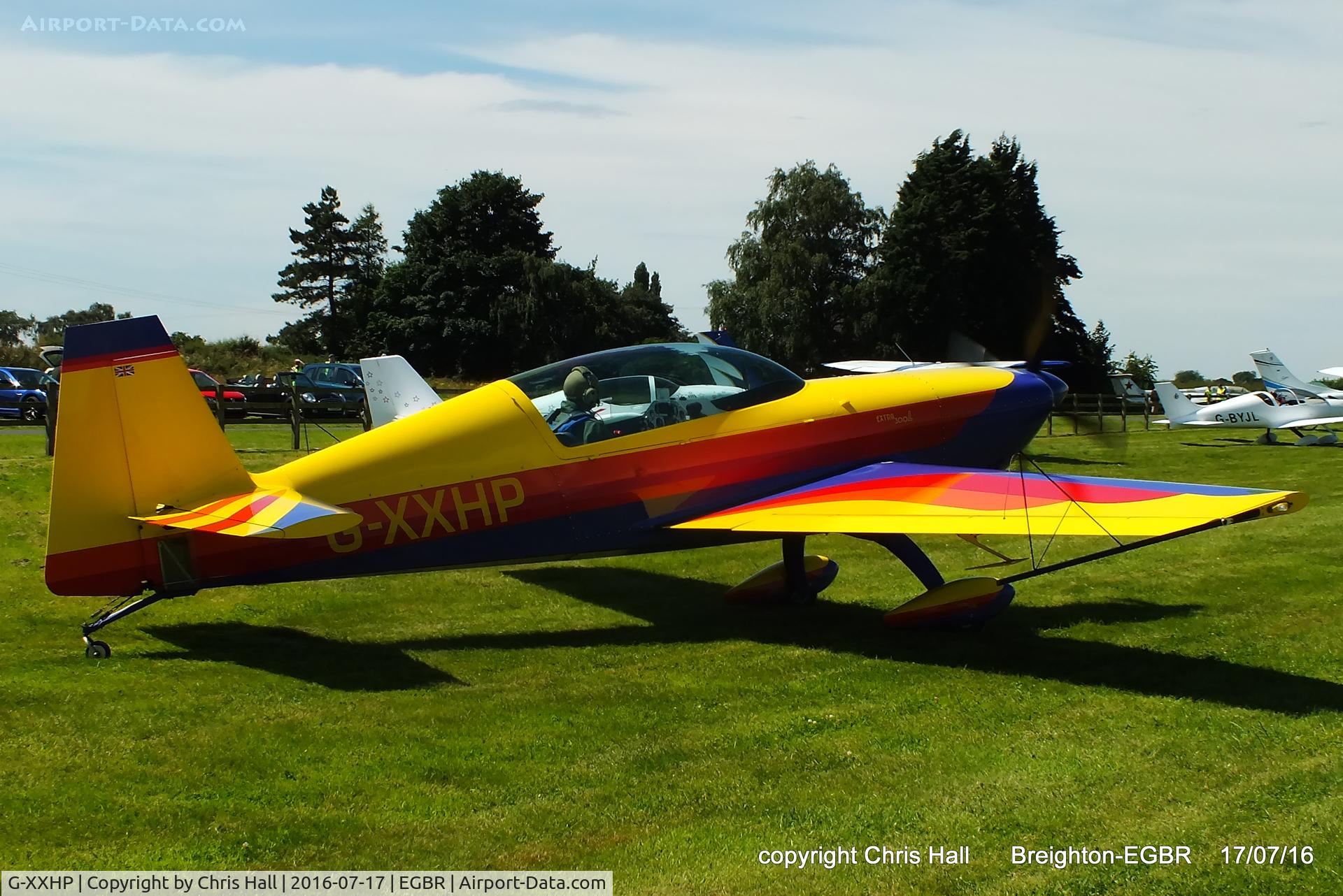G-XXHP, 2000 Extra EA-300L C/N 203, at Breighton's Summer Fly-in