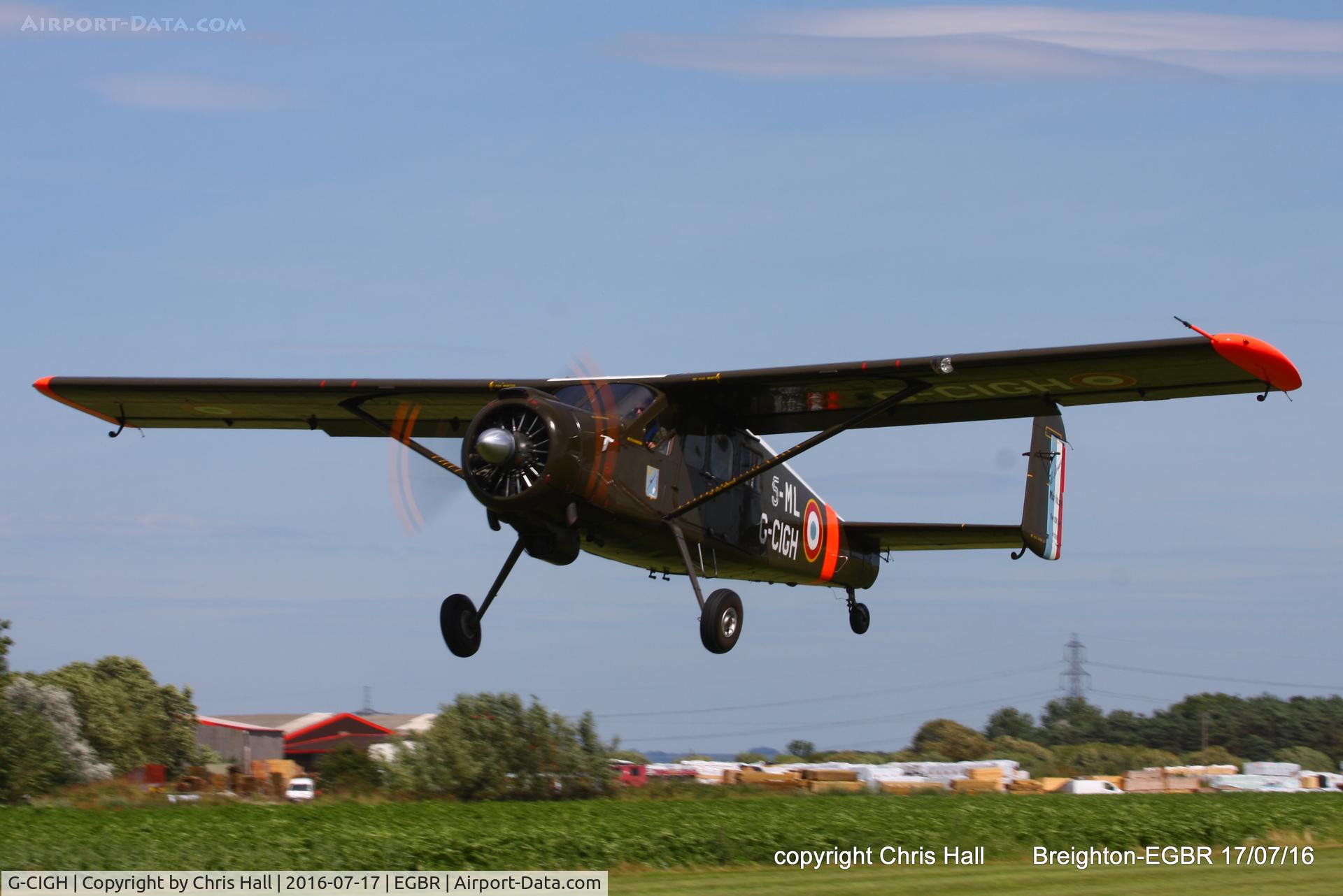 G-CIGH, 1960 Max Holste MH.1521M Broussard C/N 255, at Breighton's Summer Fly-in