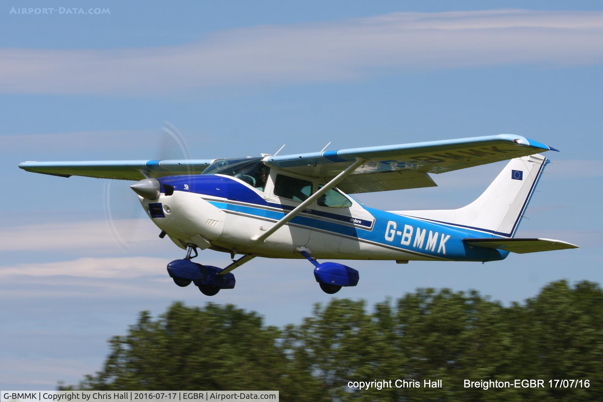 G-BMMK, 1975 Cessna 182P Skylane C/N 182-64117, at Breighton's Summer Fly-in