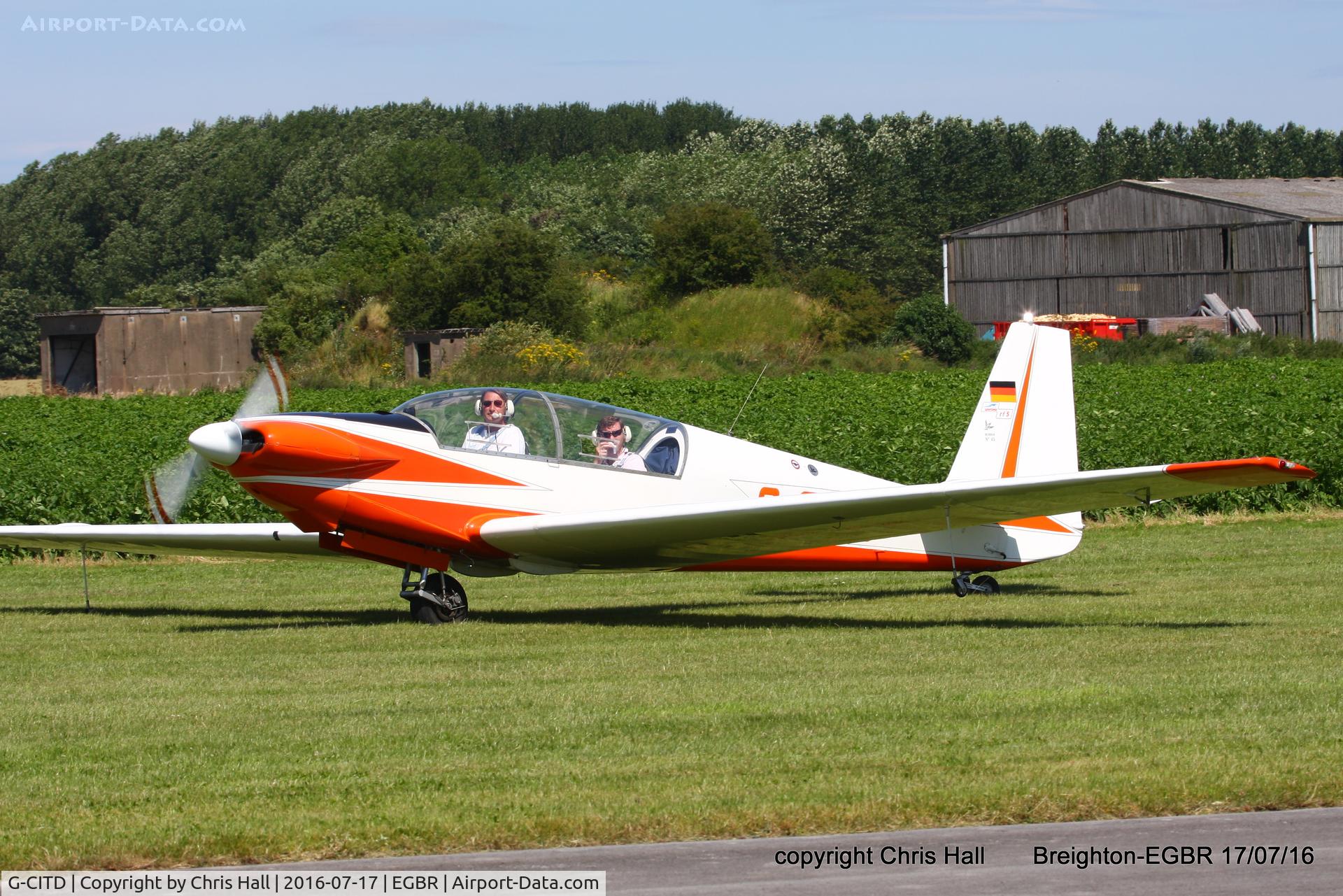 G-CITD, 1972 Sportavia-Putzer Fournier RF-4D C/N 5115, at Breighton's Summer Fly-in