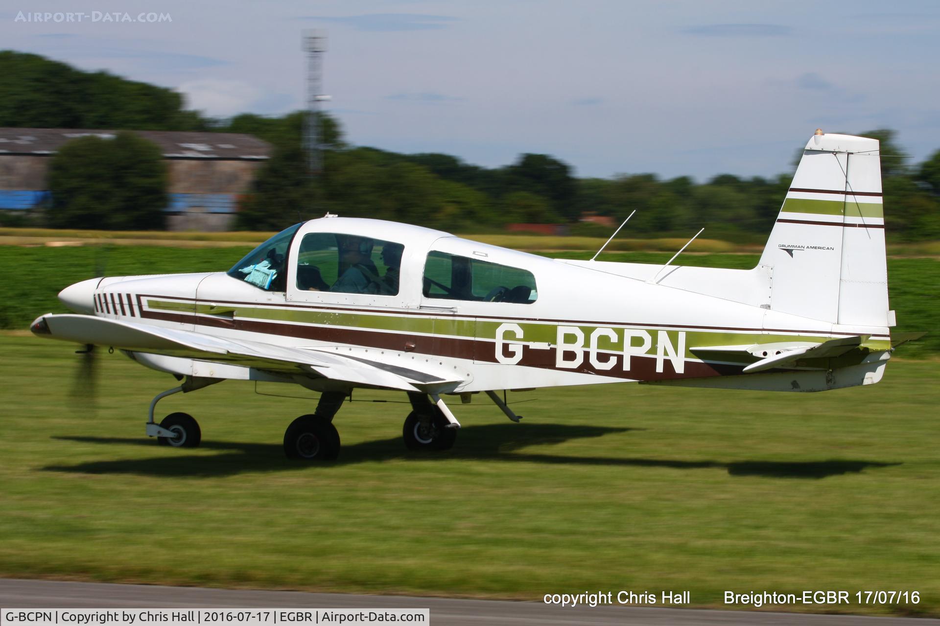 G-BCPN, 1974 Grumman American AA-5 Traveler C/N AA5-0665, at Breighton's Summer Fly-in