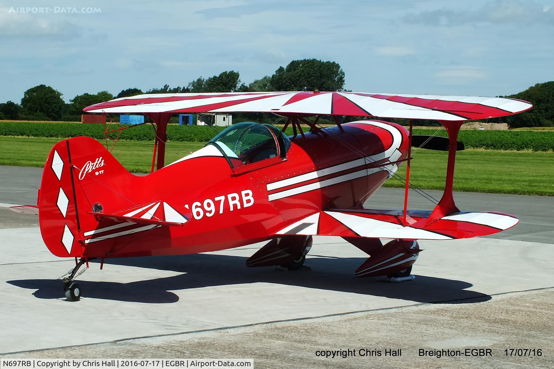 N697RB, 1986 Pitts S-1T Special C/N 1042, at Breighton's Summer Fly-in