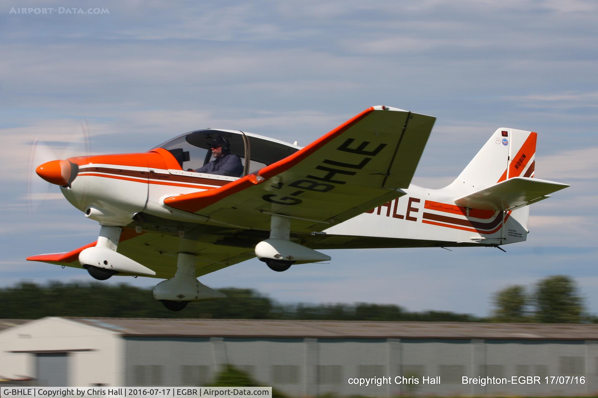 G-BHLE, 1980 Robin DR-400-180 Regent Regent C/N 1466, at Breighton's Summer Fly-in