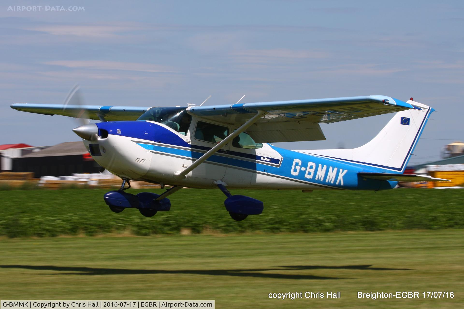 G-BMMK, 1975 Cessna 182P Skylane C/N 182-64117, at Breighton's Summer Fly-in