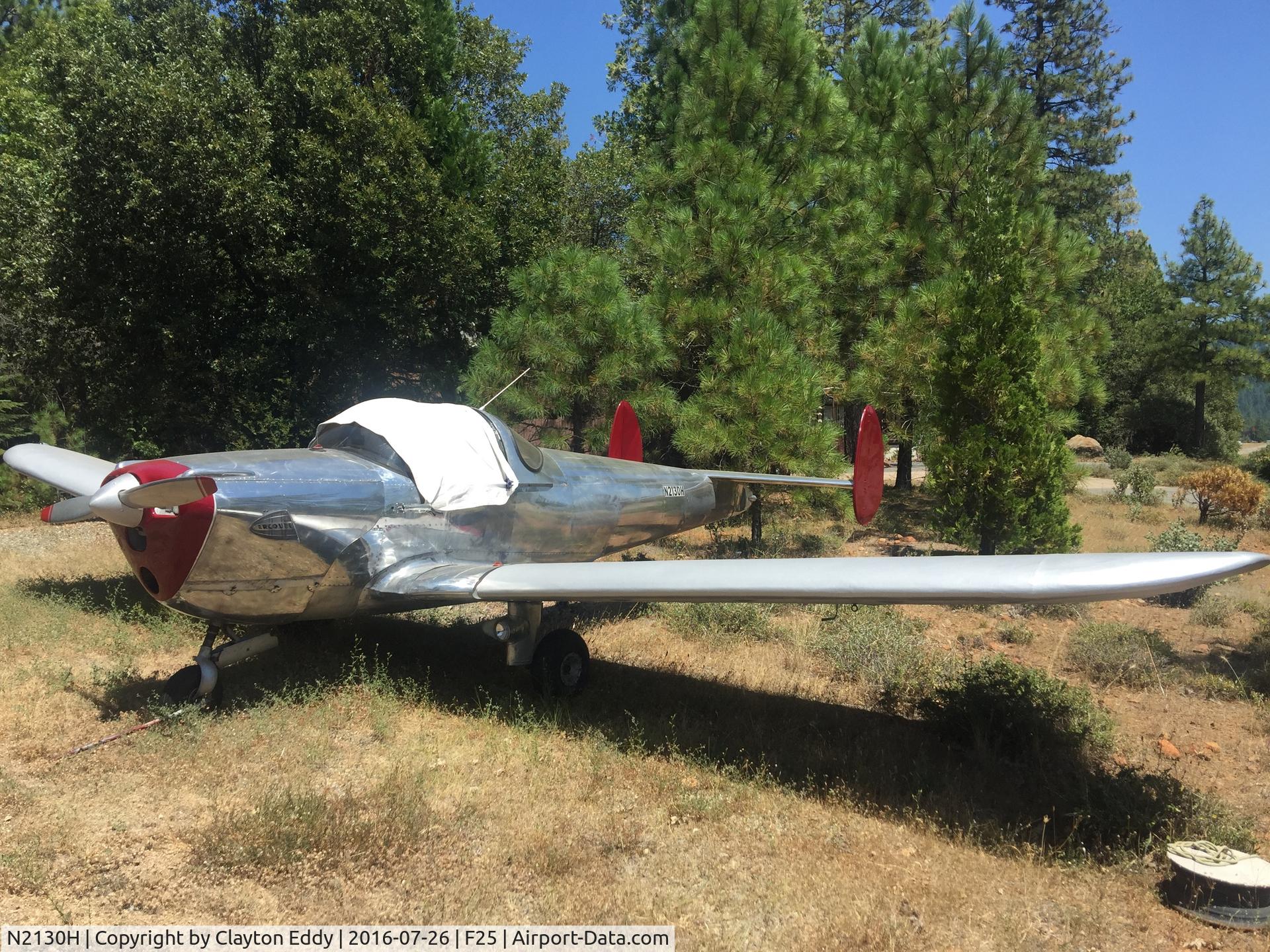 N2130H, 1946 Erco 415E Ercoupe C/N 2753, Brownsville California 2016.