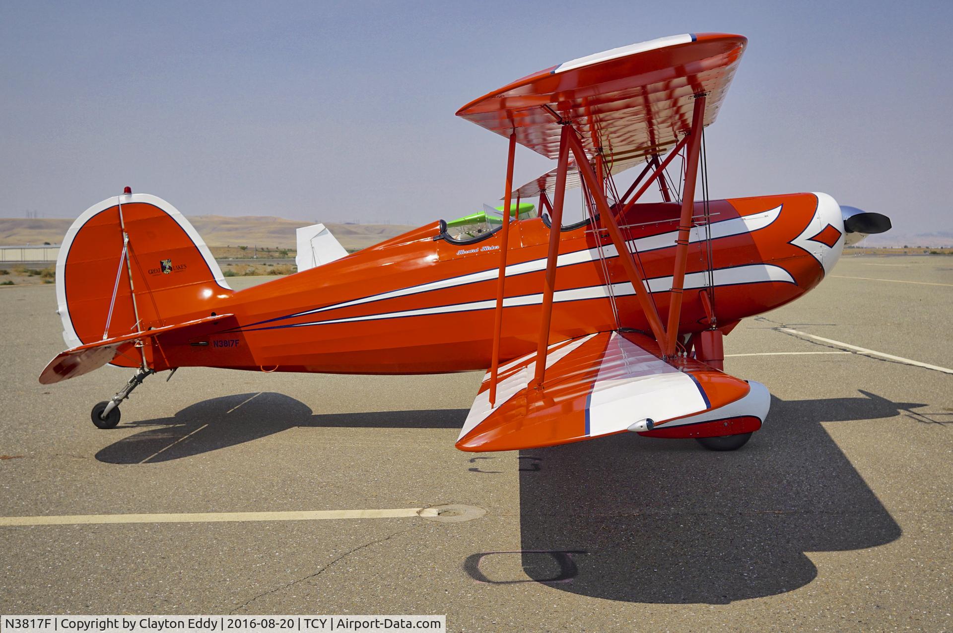 N3817F, 1977 Great Lakes 2T-1A-2 Sport Trainer C/N 0785, N3817F at Tracy Airport in California. 2016.